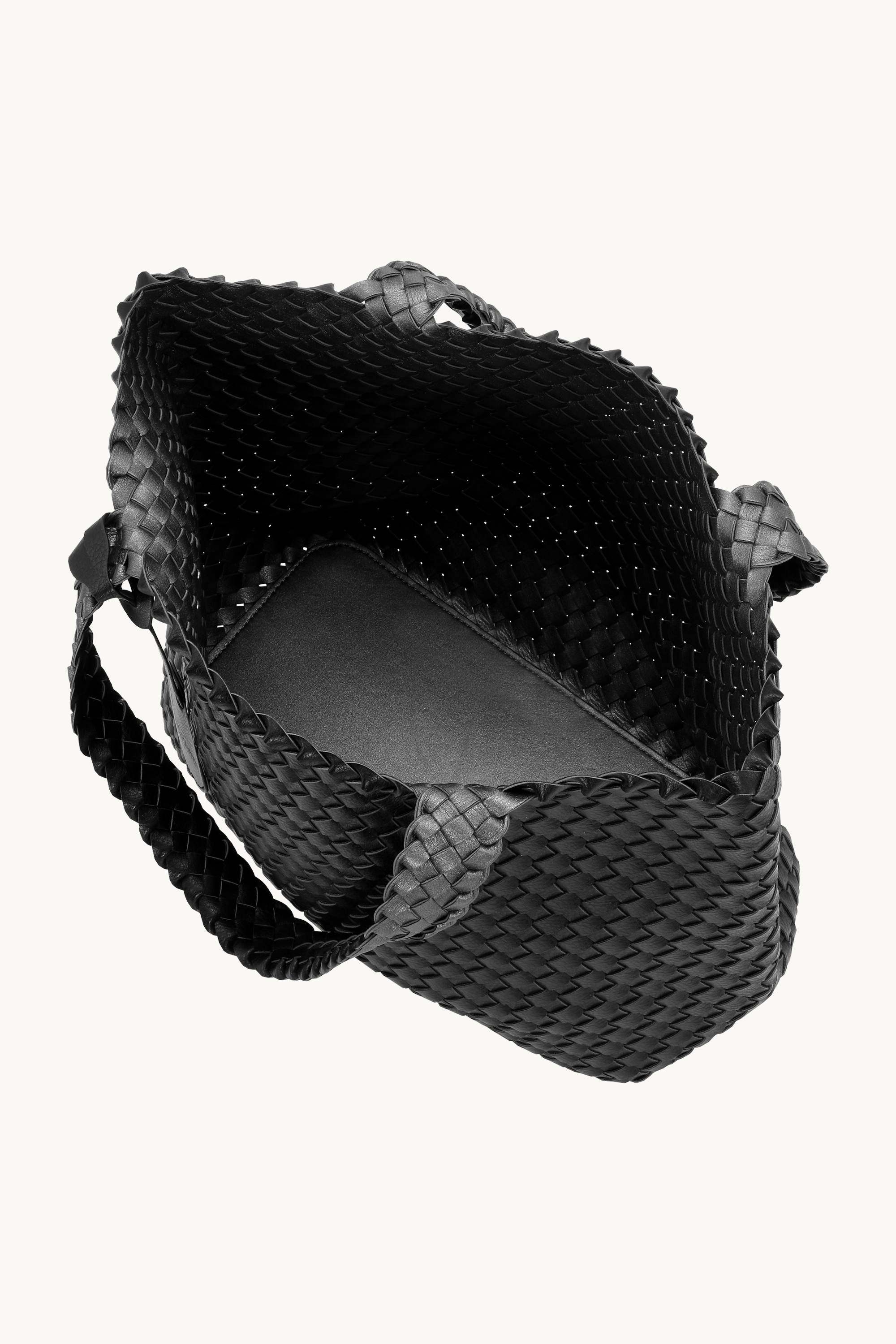 Tote Bag Braided - Black Gun metal