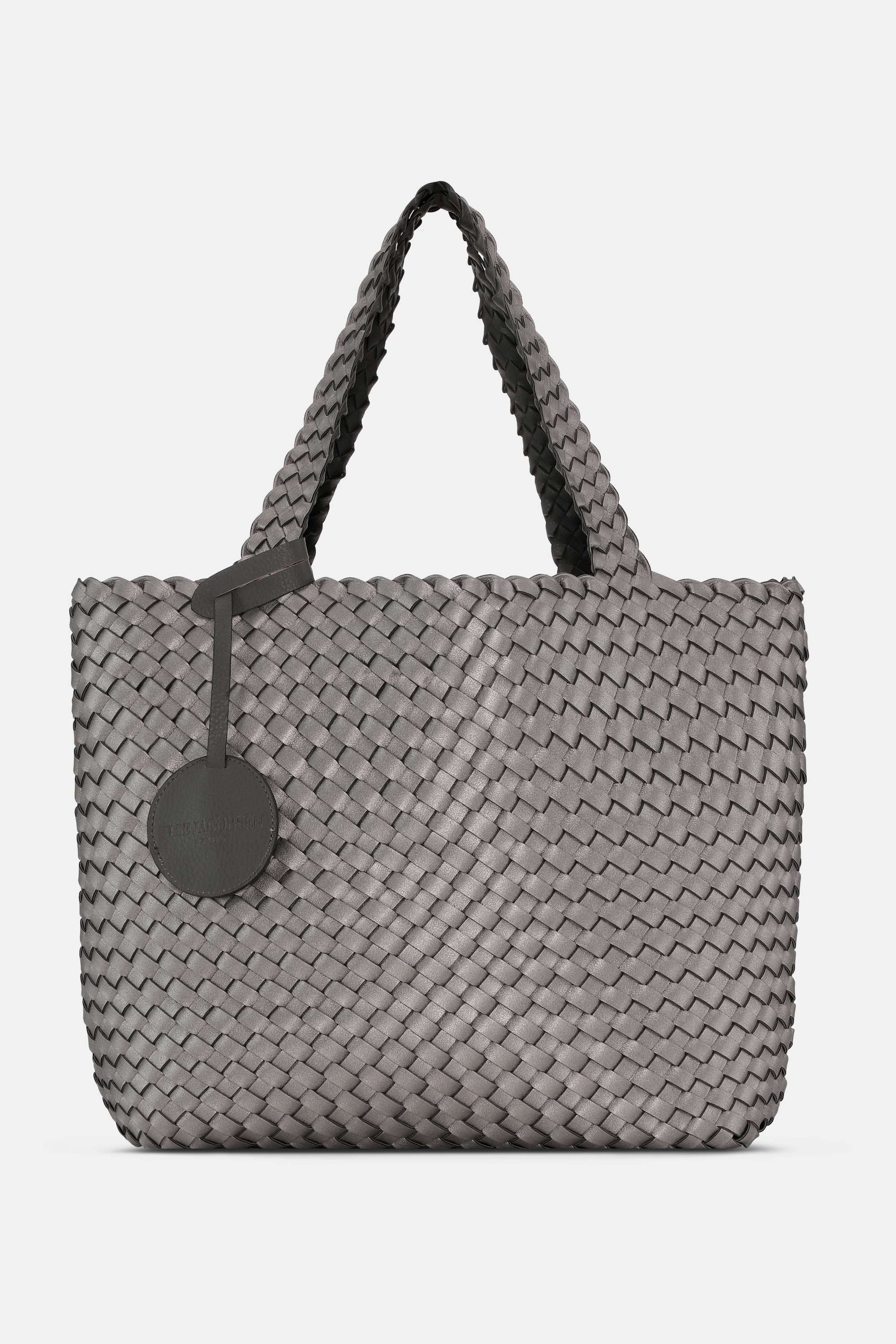Tote Bag Braided - Dark Shadow Gun Metal