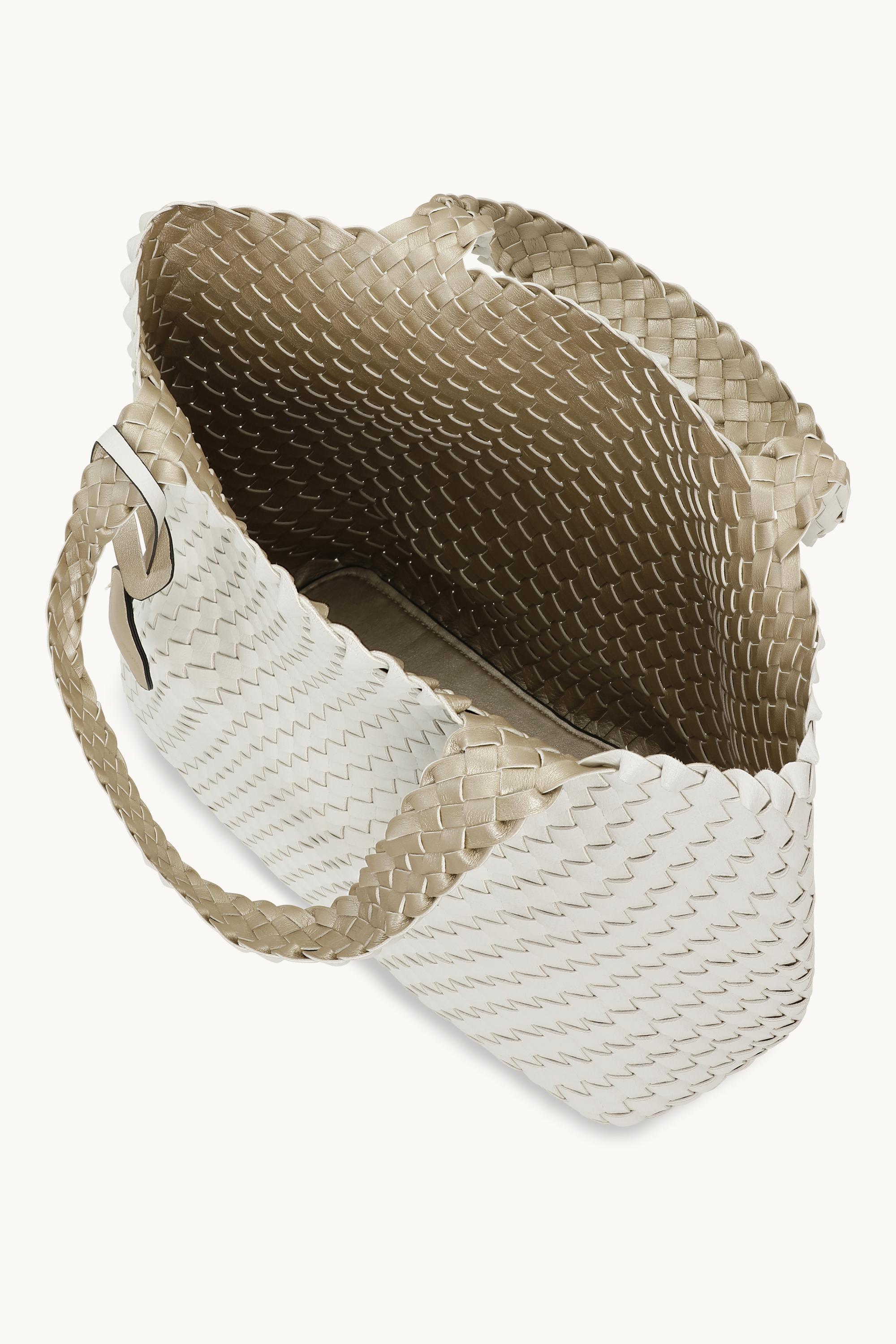 Tote Bag Braided - White Platin
