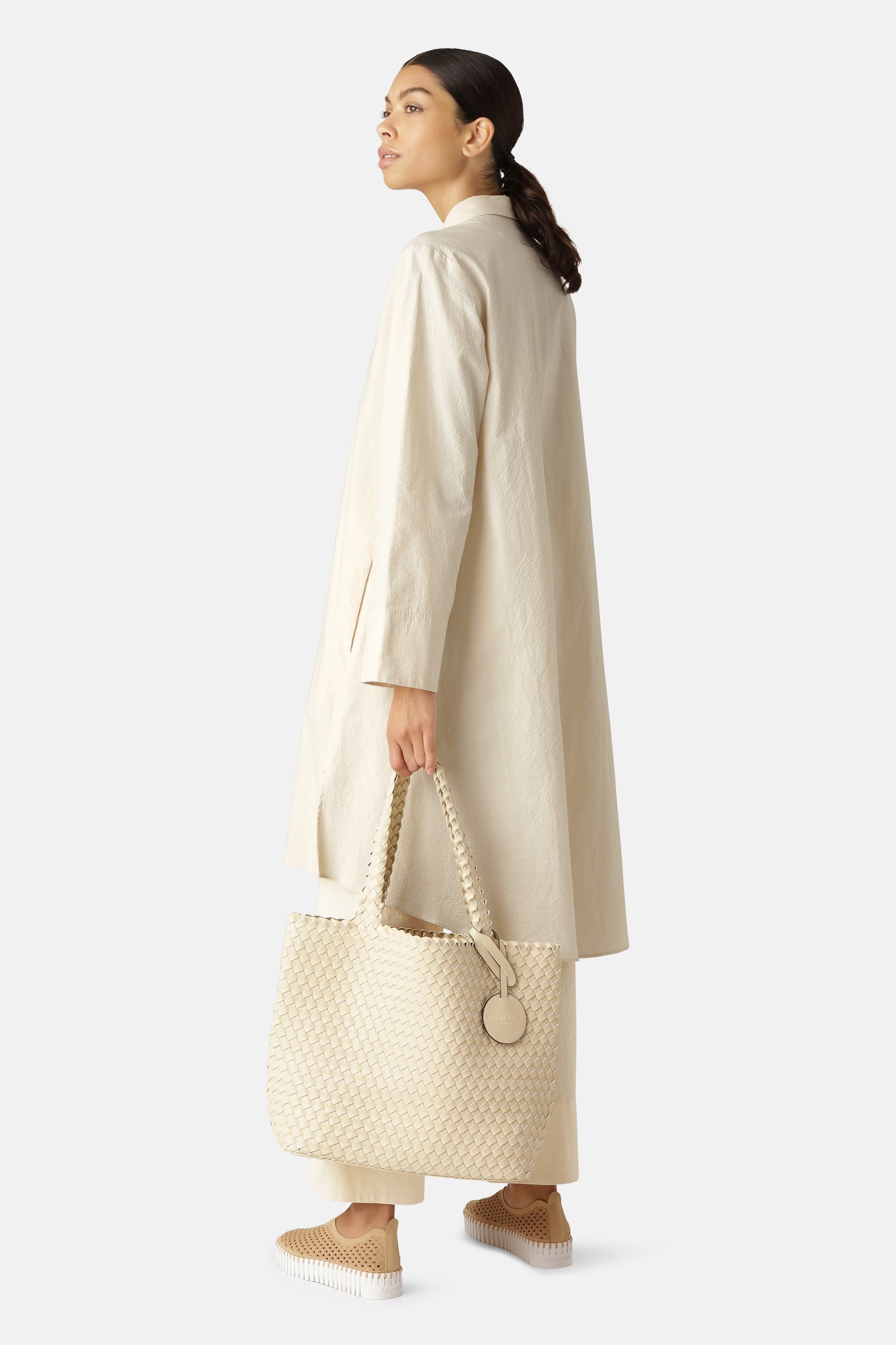Tote Bag Braided - Ivory Platin