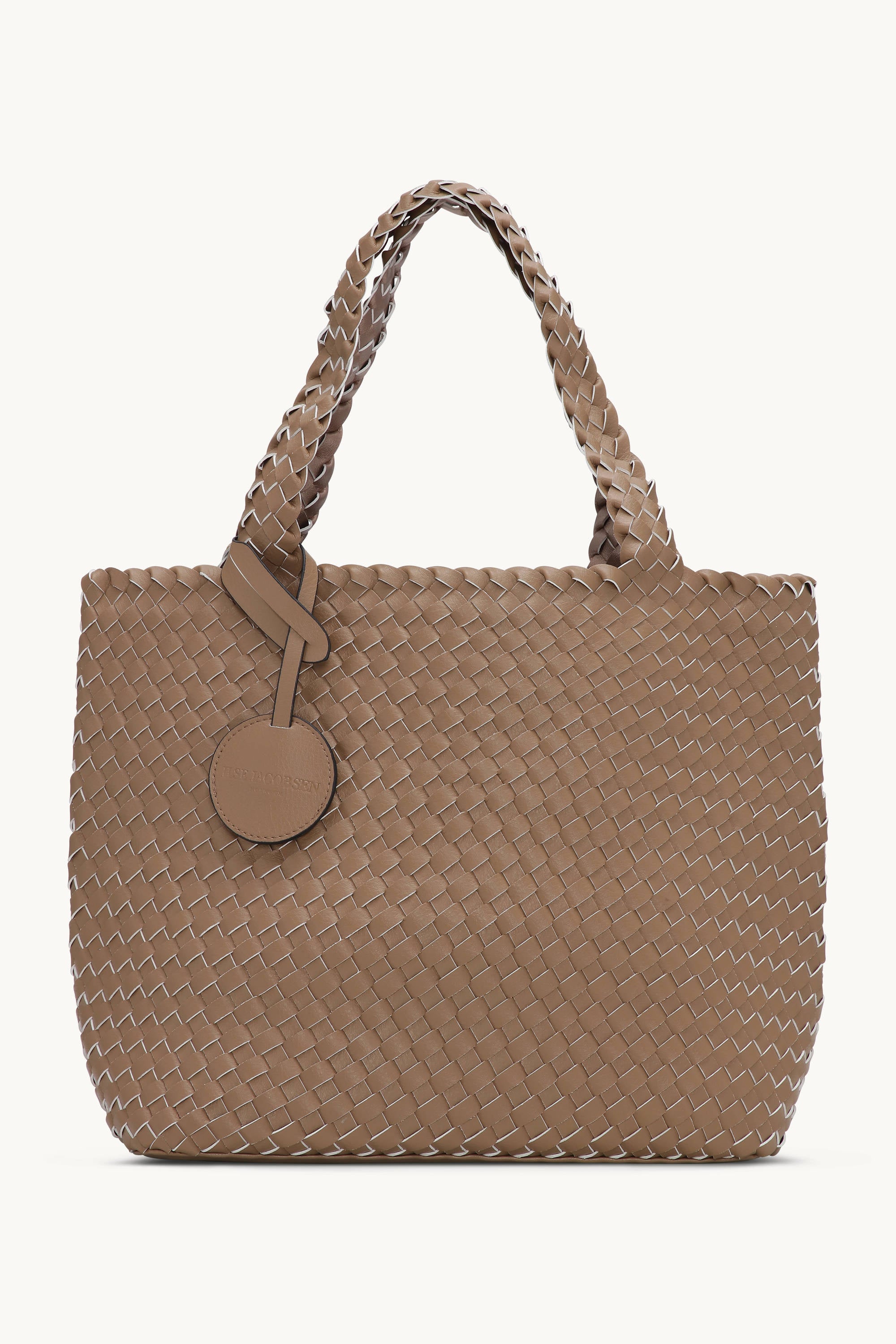 Tote Bag Braided - Mocca Metallic Mocca