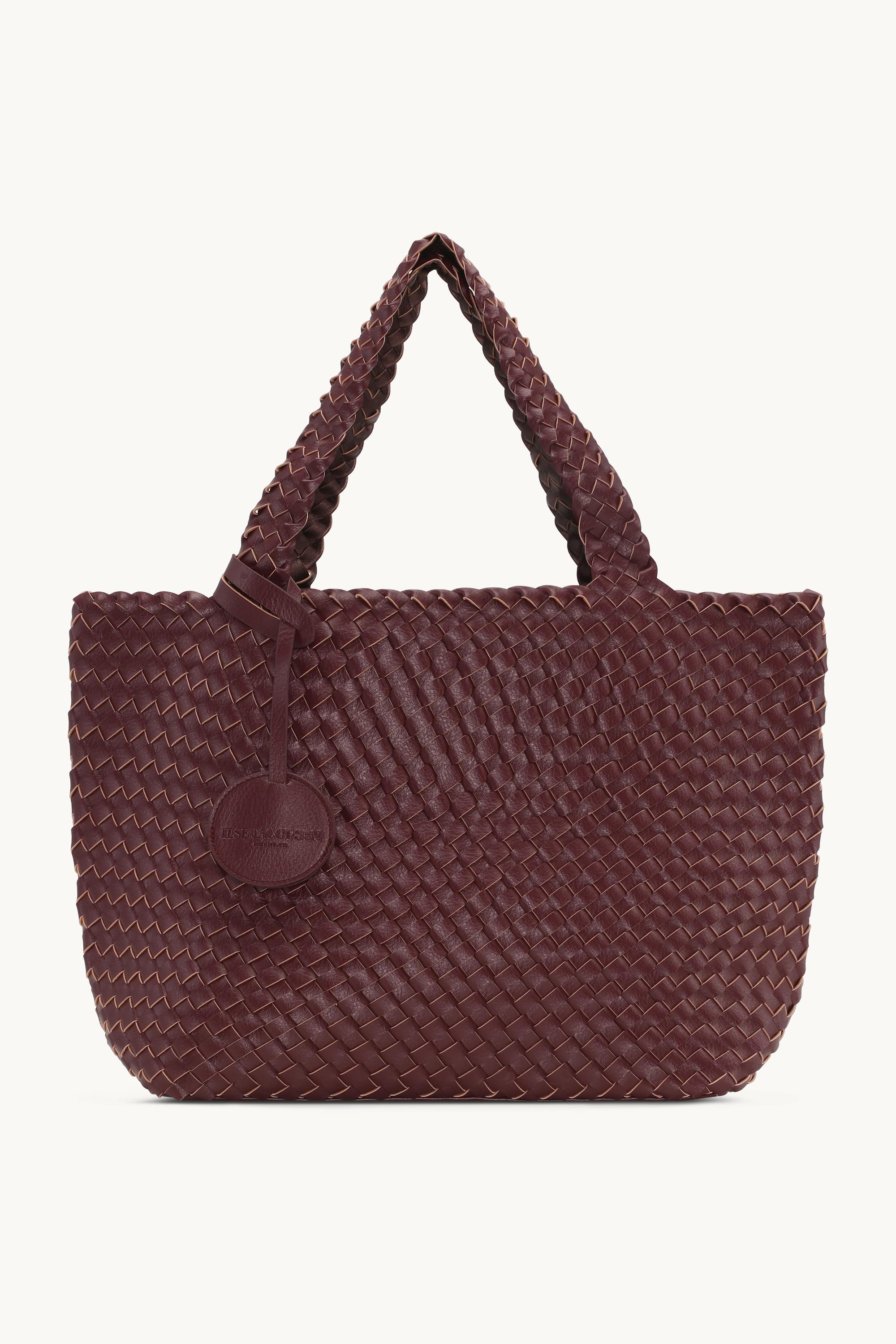 Tote Bag Braided - Maroon Banner Ebony
