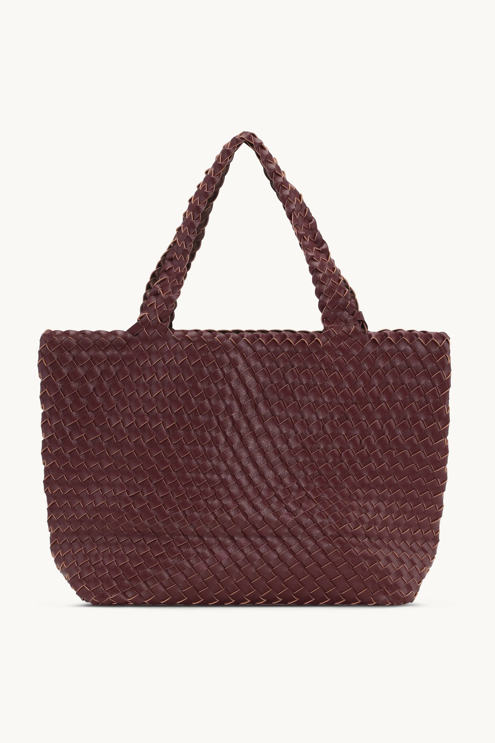 Tote Bag Braided - Maroon Banner Ebony