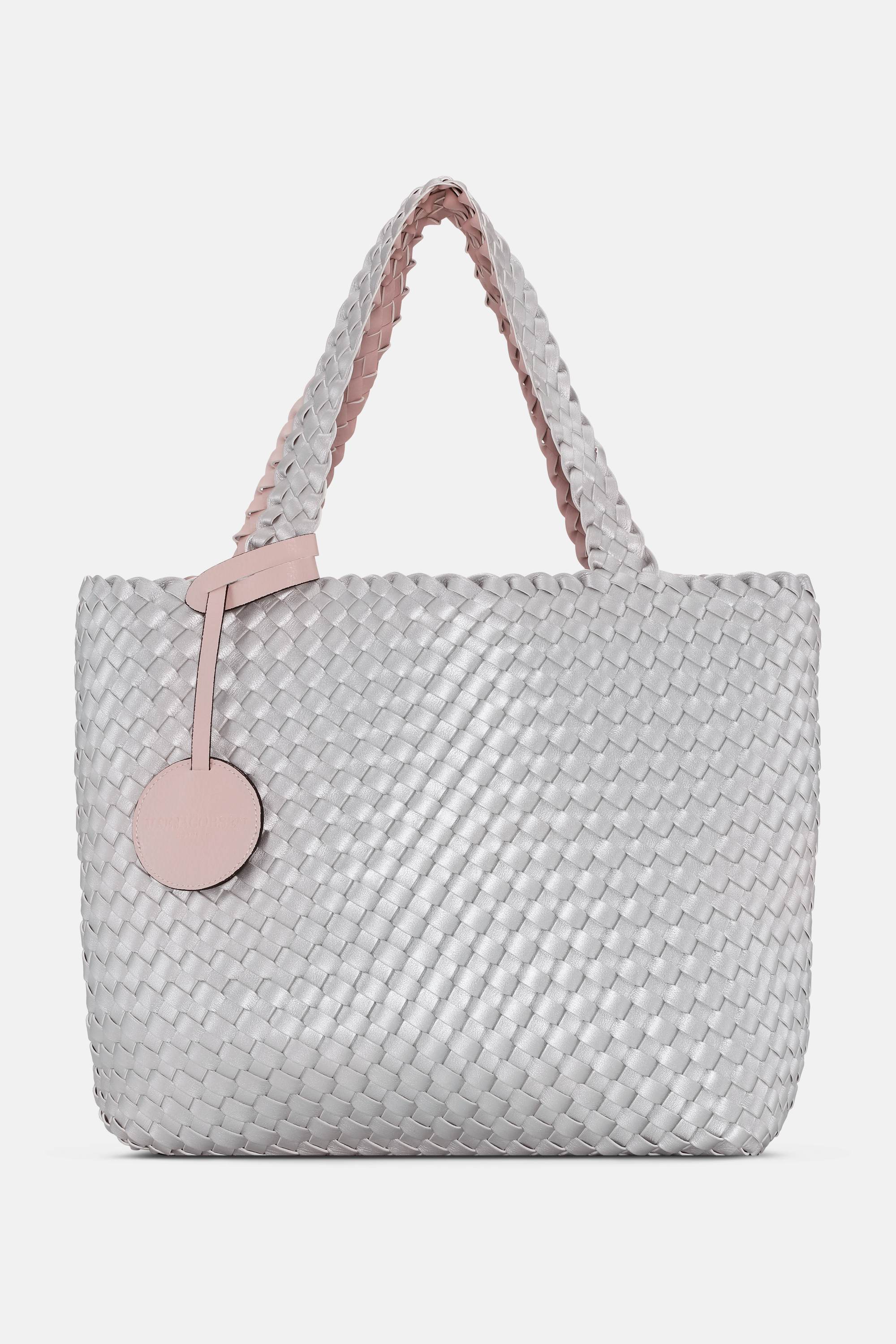 Tote Bag Braided - Rose Silver