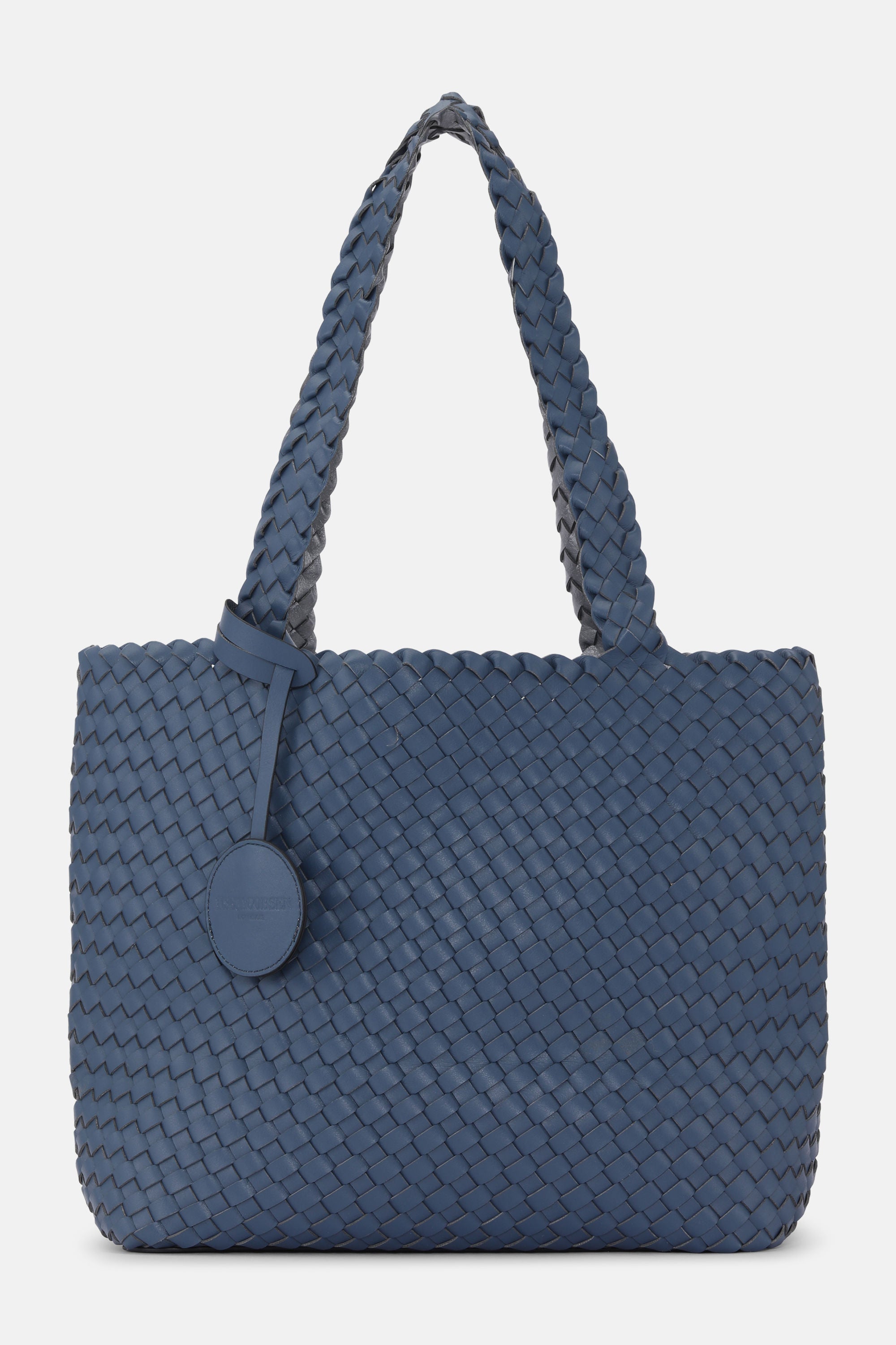 Tote Bag Braided - Orion Blue Antique Silver