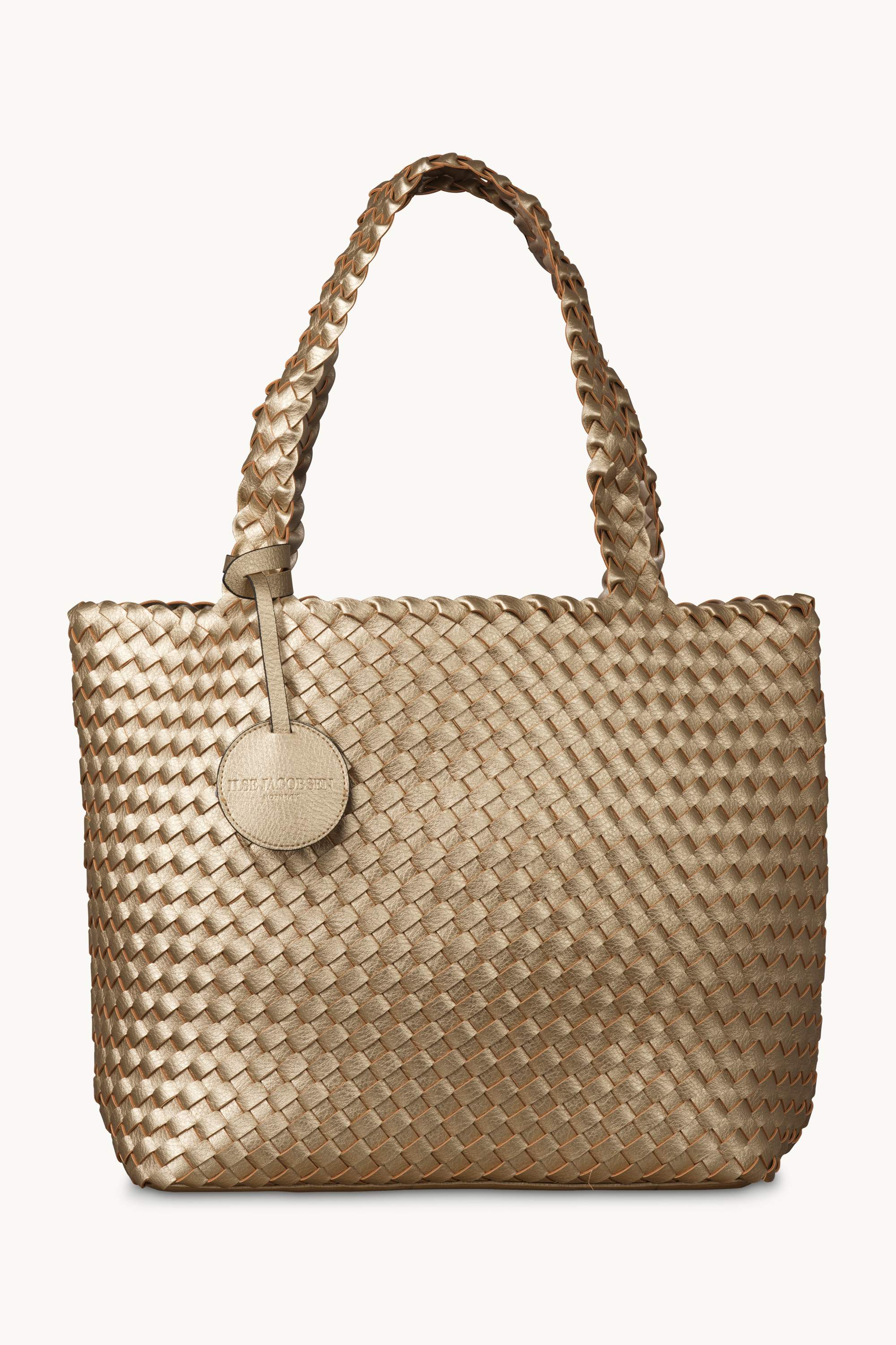 Tote Bag Braided - Platin Silver