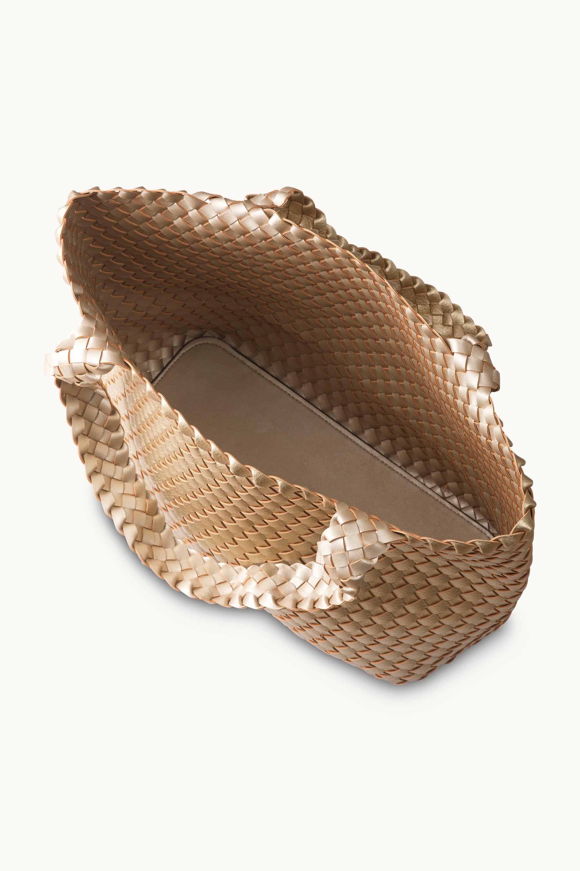 Tote Bag Braided - Platin Silver