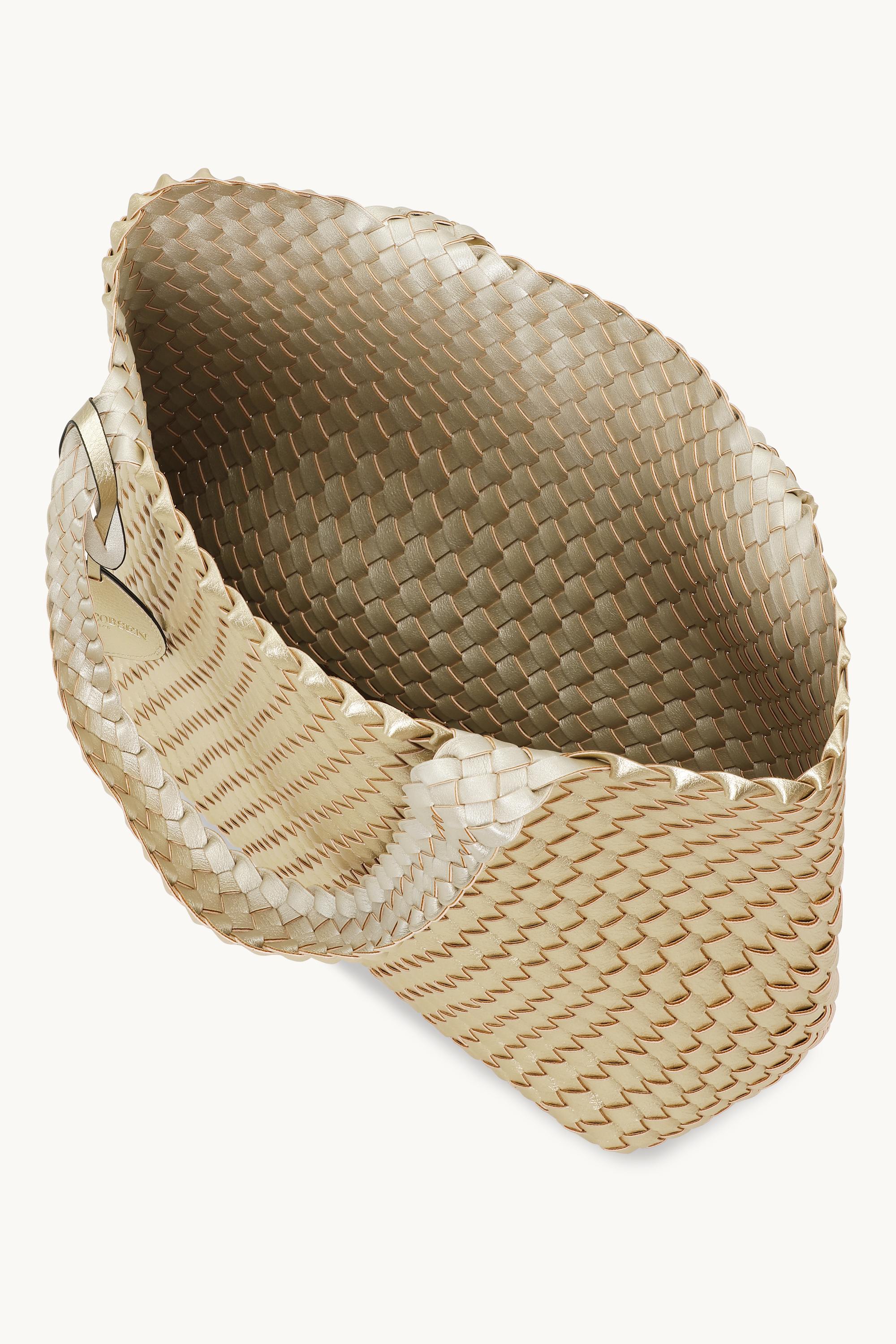 Tote Bag Braided - Platin Silver