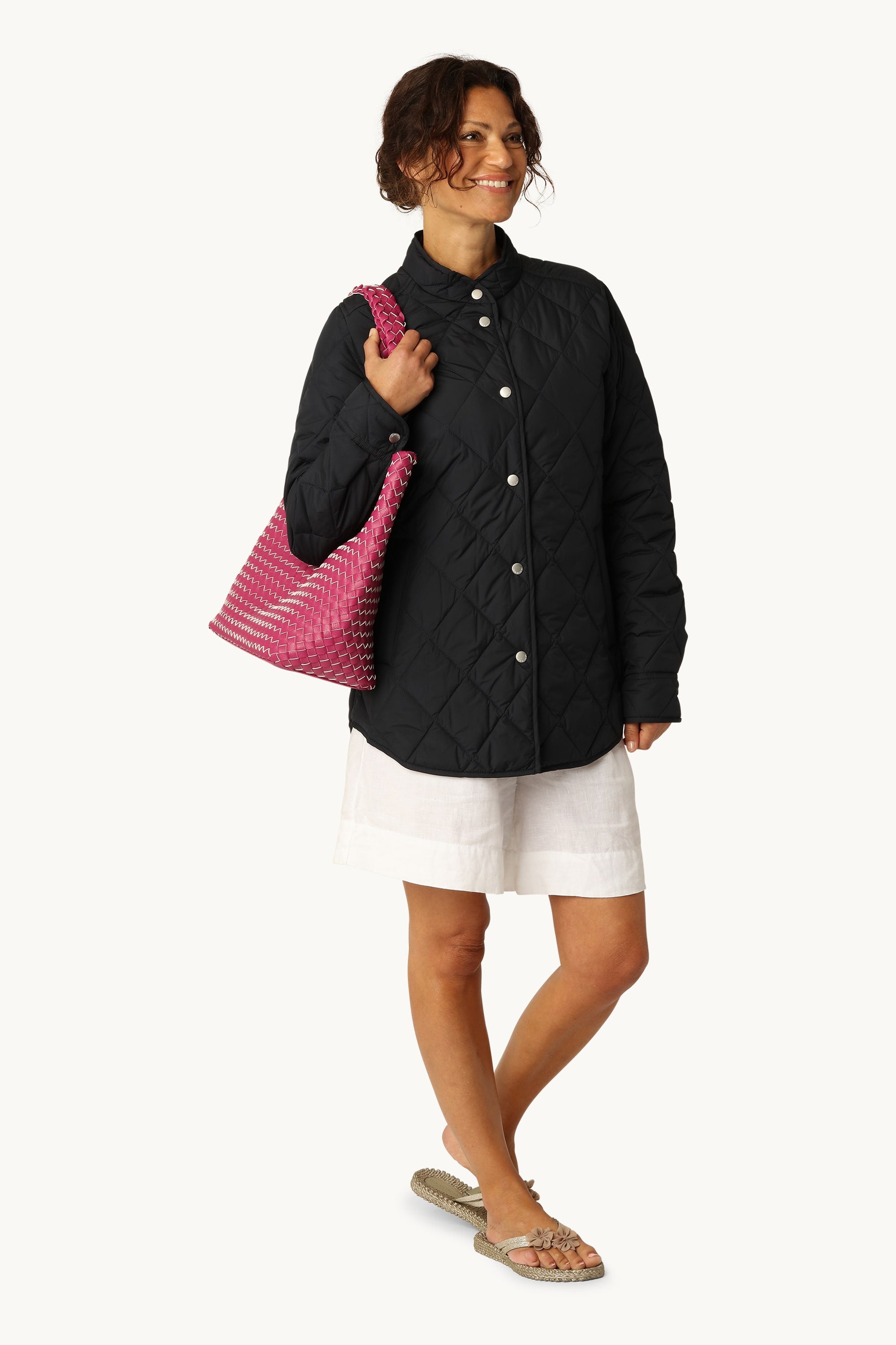 Tote Bag Braided - Magenta Haze Magenta Haze Metallic