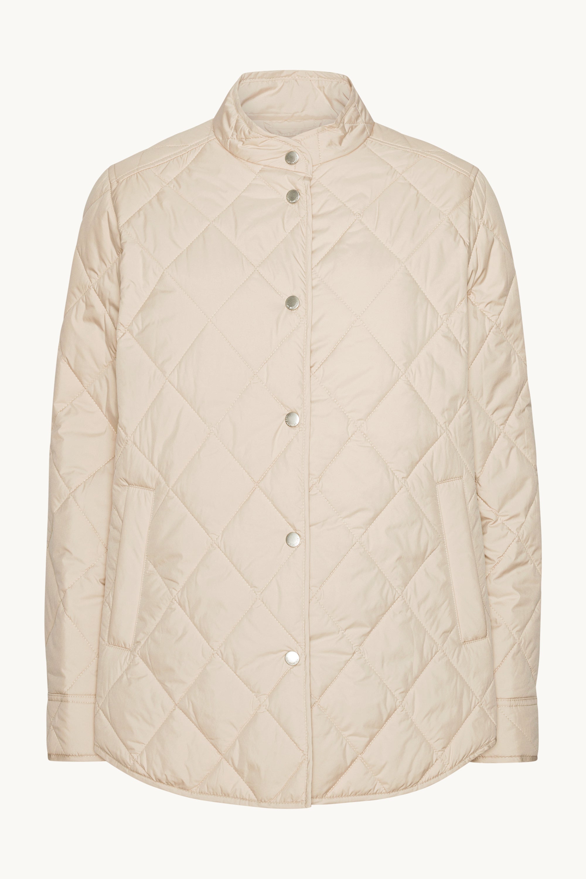 Quilted Shirt Jacket - Light Camel