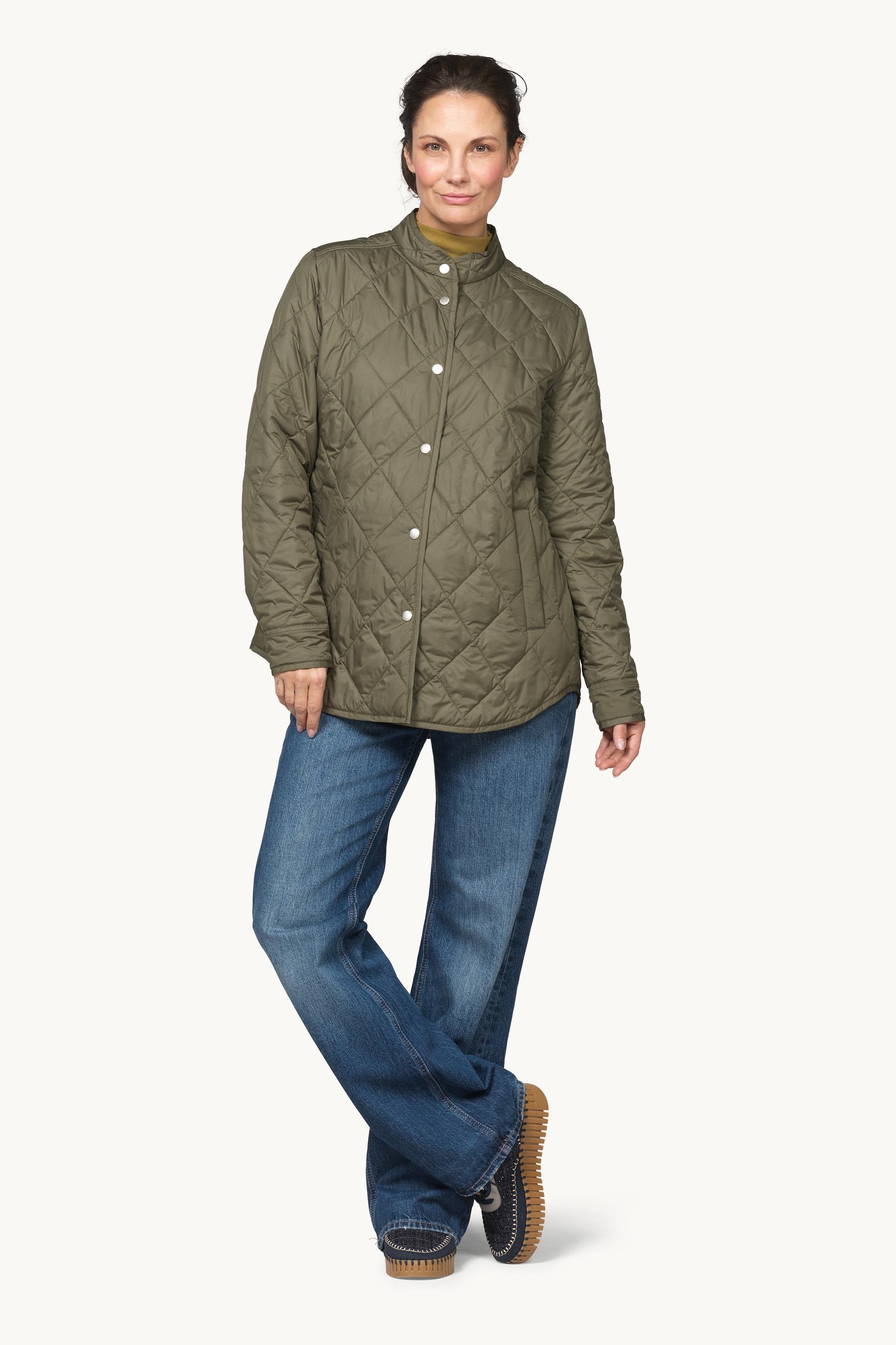 Quilted Shirt Jacket - Army
