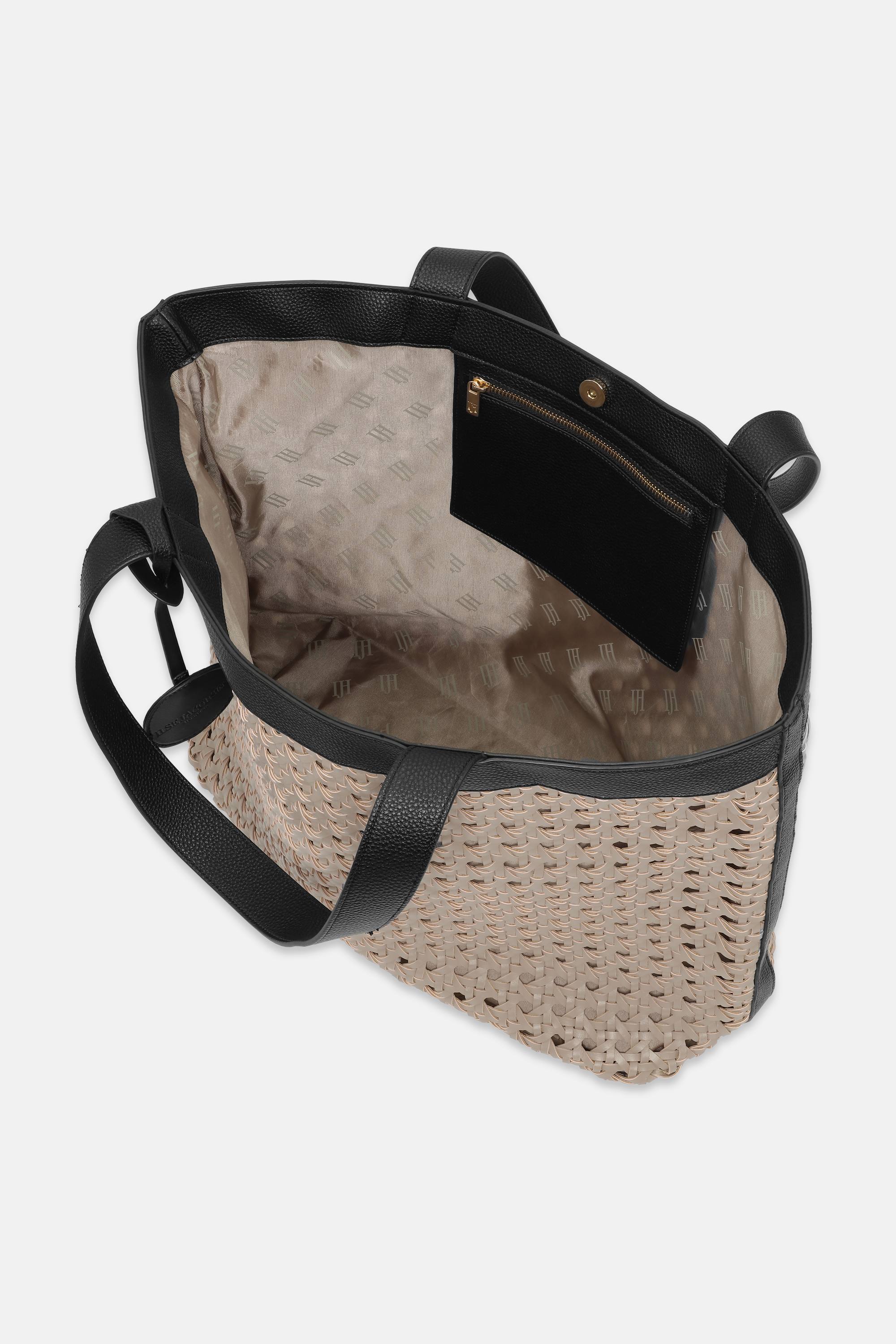 Large Beach Bag - Sand Pile Black