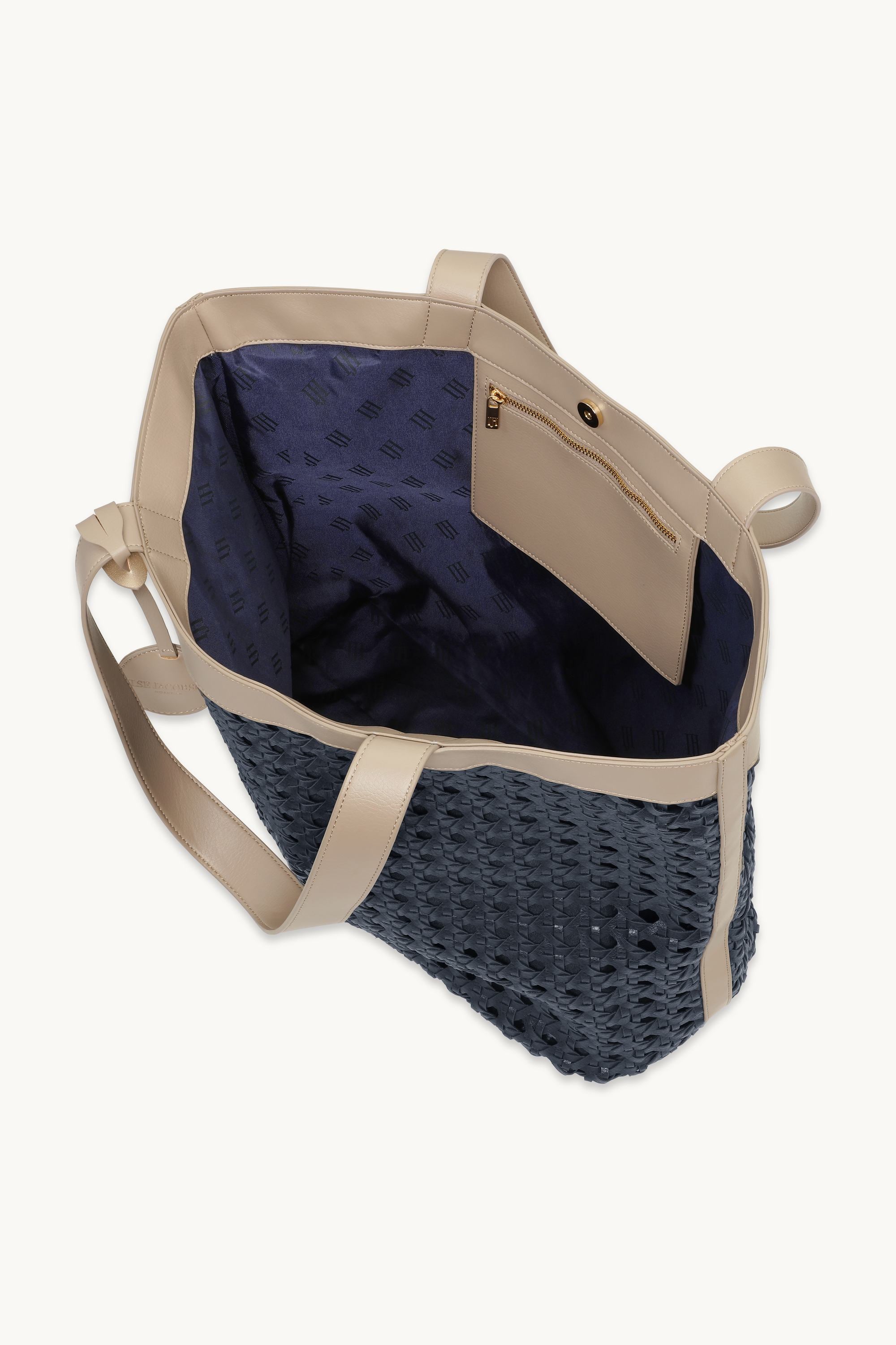 Large Beach Bag - Dark Indigo Sand Pile