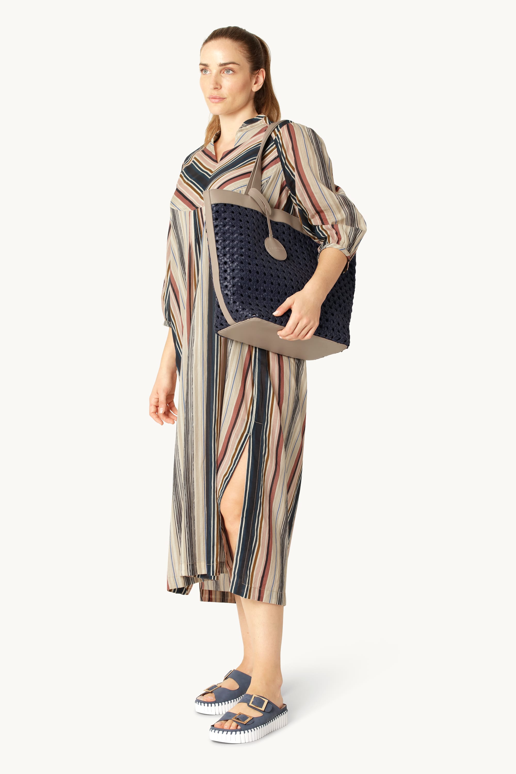 Beach Bag - Dark Indigo Sand Pile