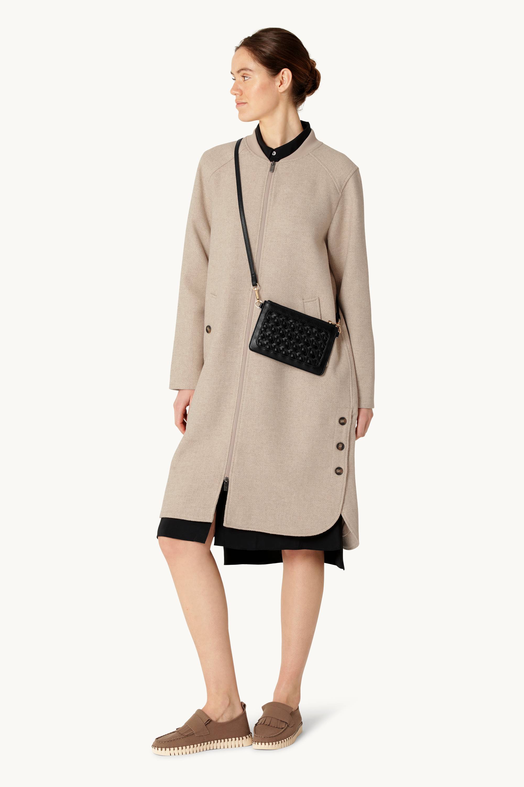 Braided Wallet - Black Black