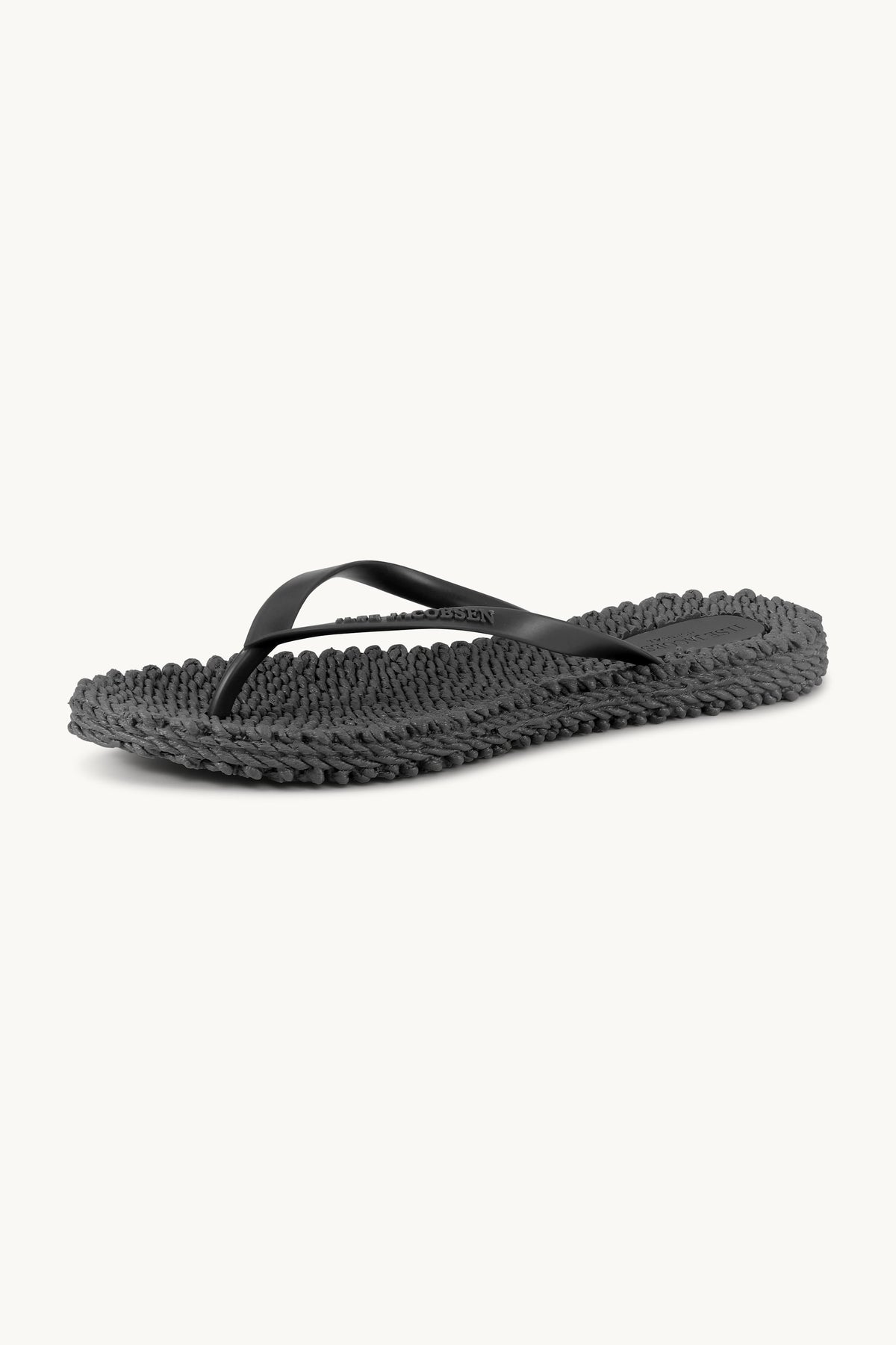 Flip-flops with Logo Straps - Black