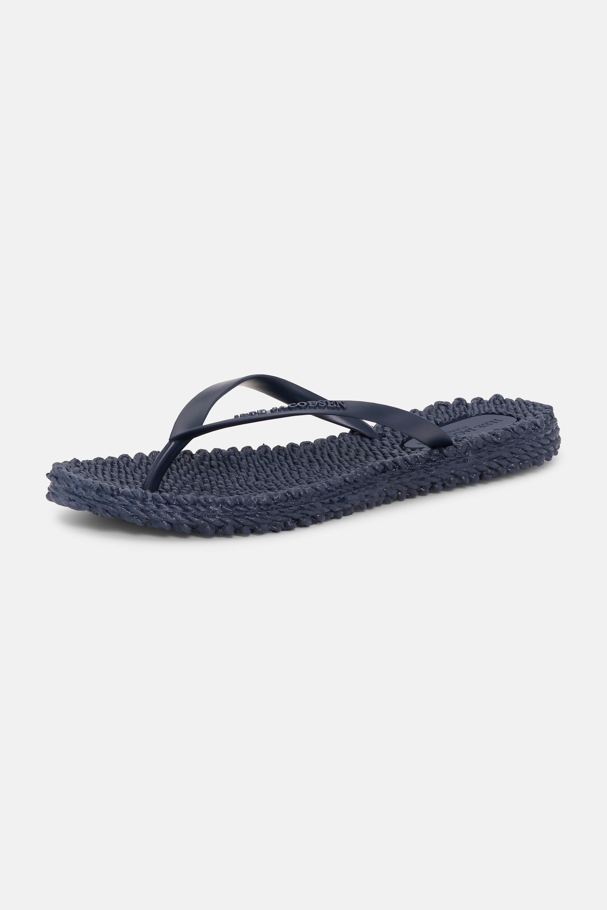 Flip Flops With Logo - Indigo