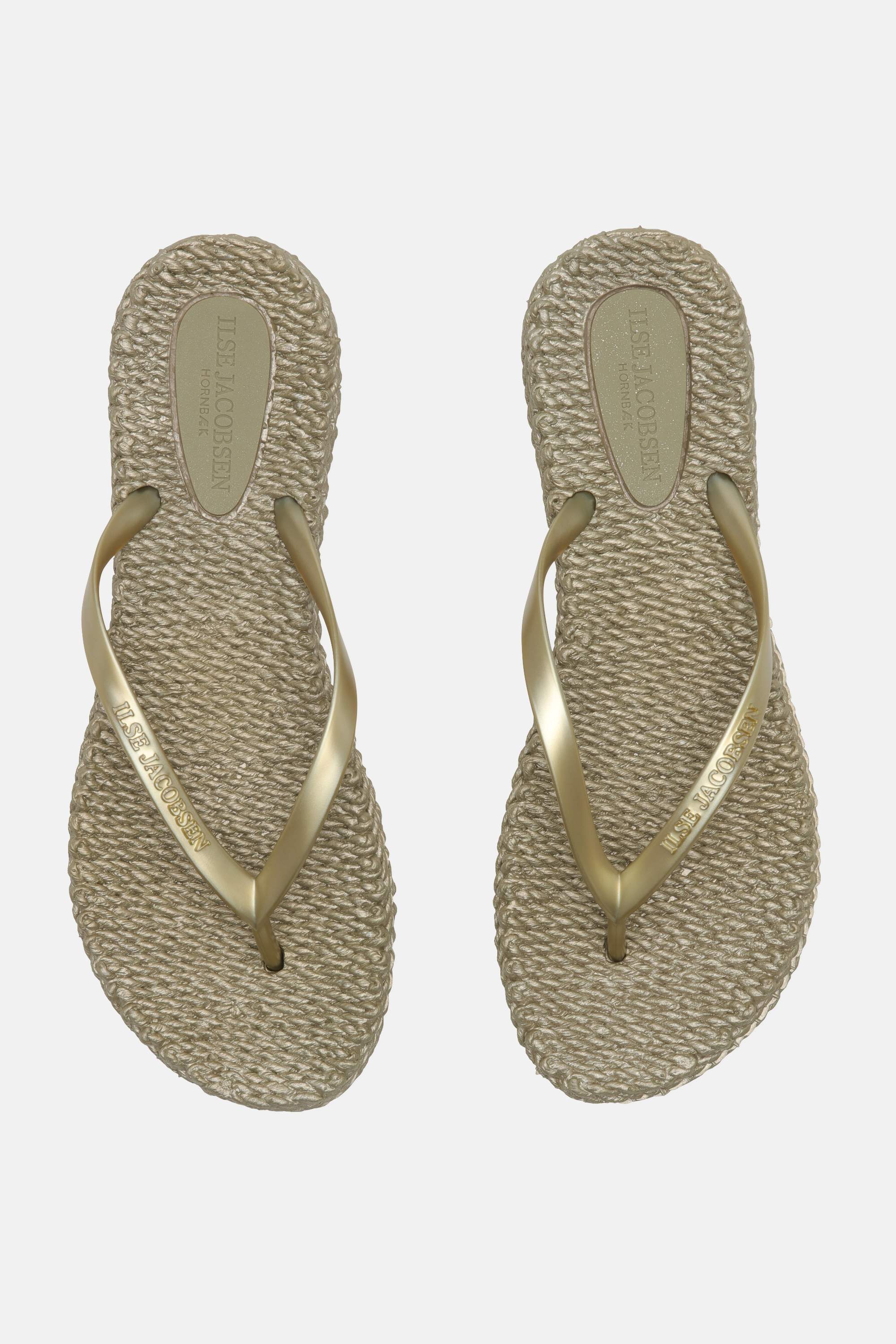 Flip Flops With Logo - Platin