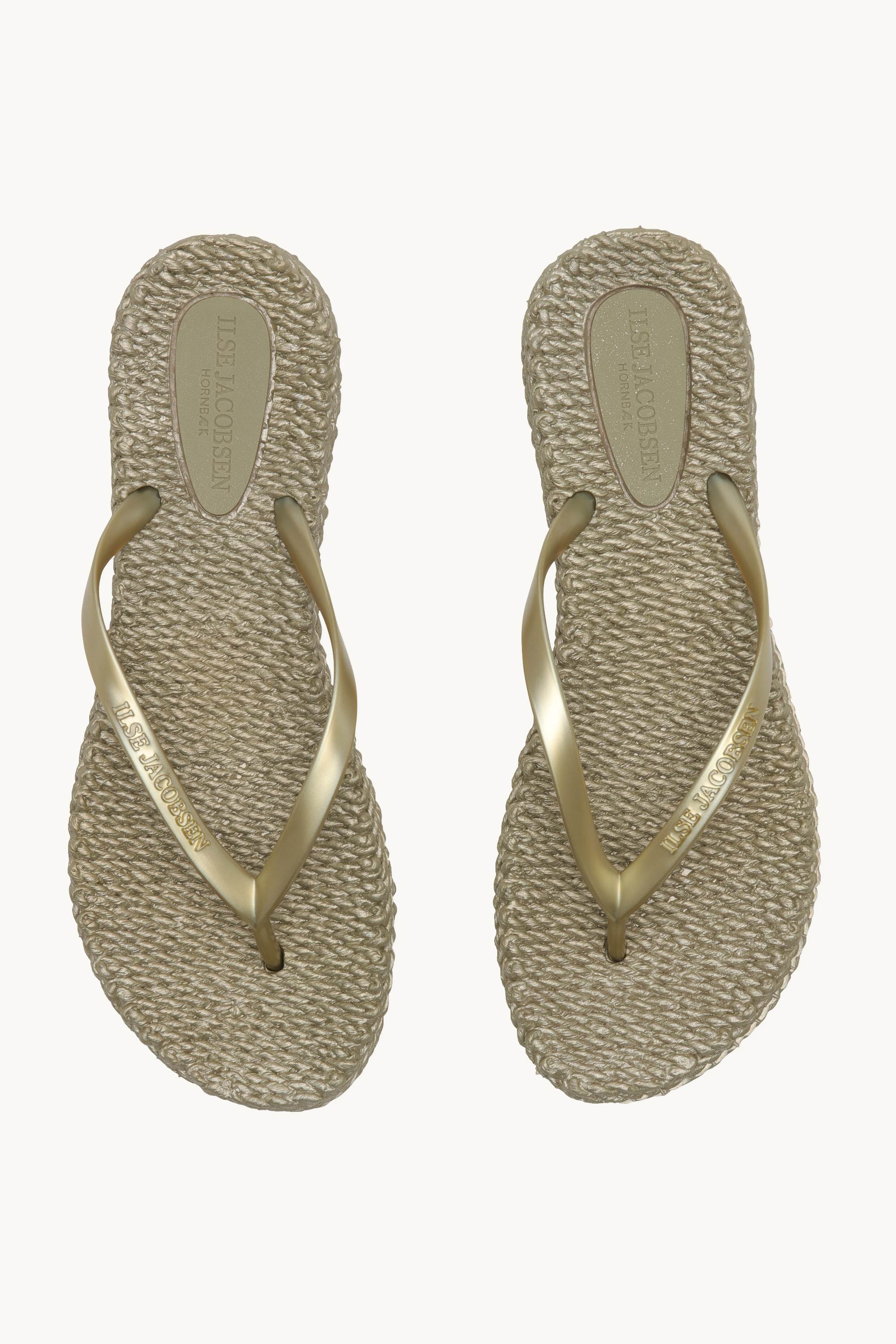 Flip Flops With Logo - Platin