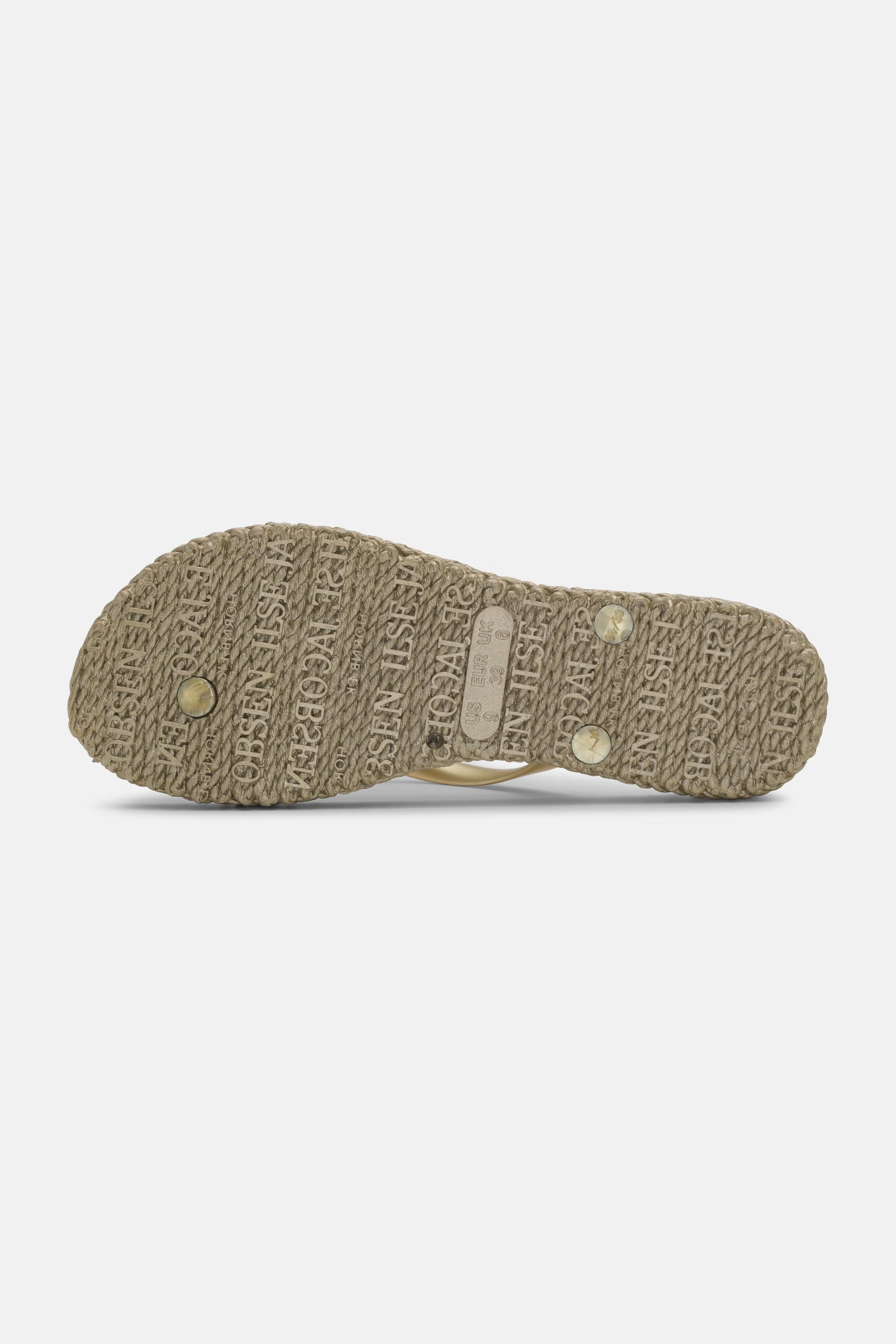 Flip Flops With Logo - Platin