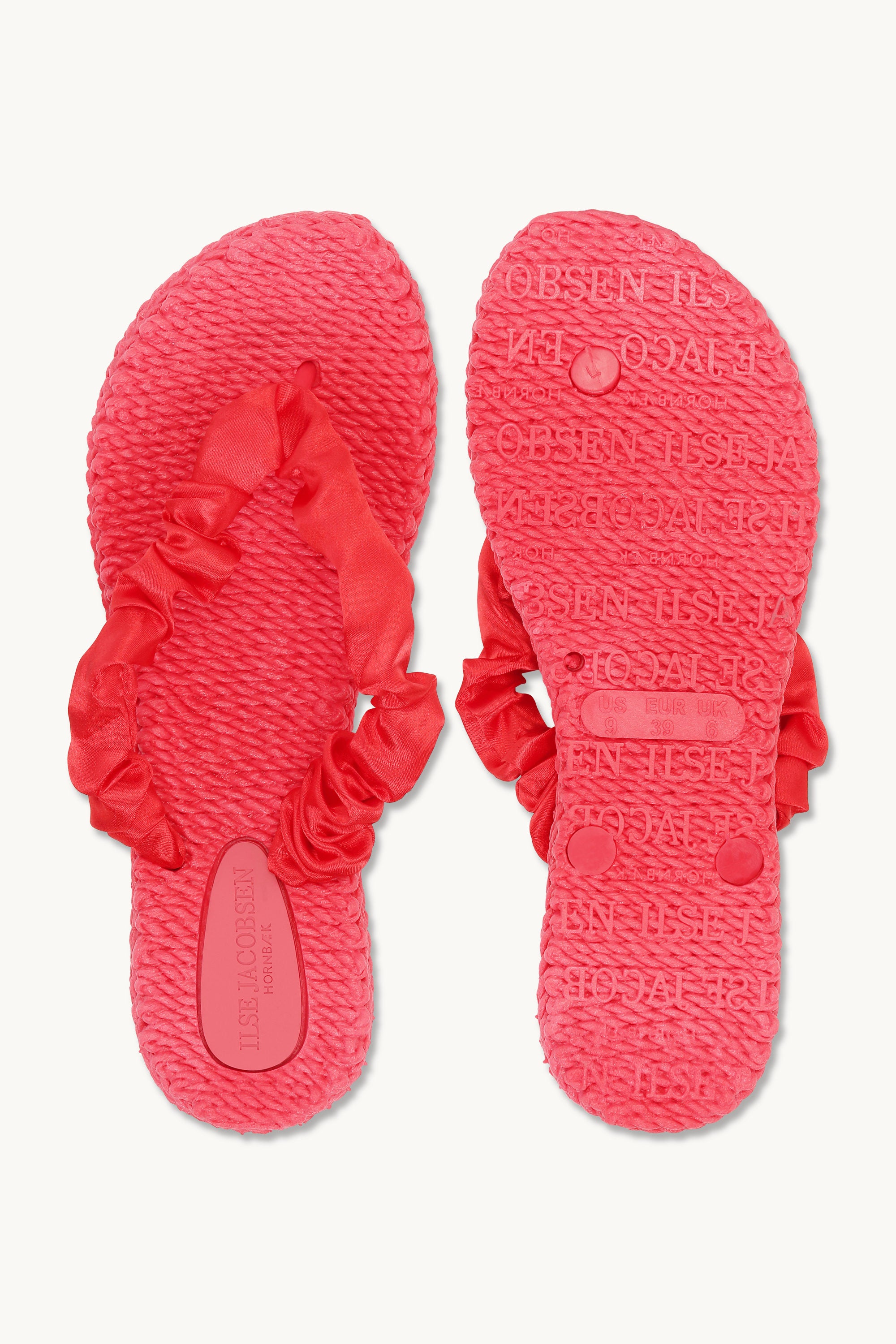 Flip-flops Fabric - Raspberry