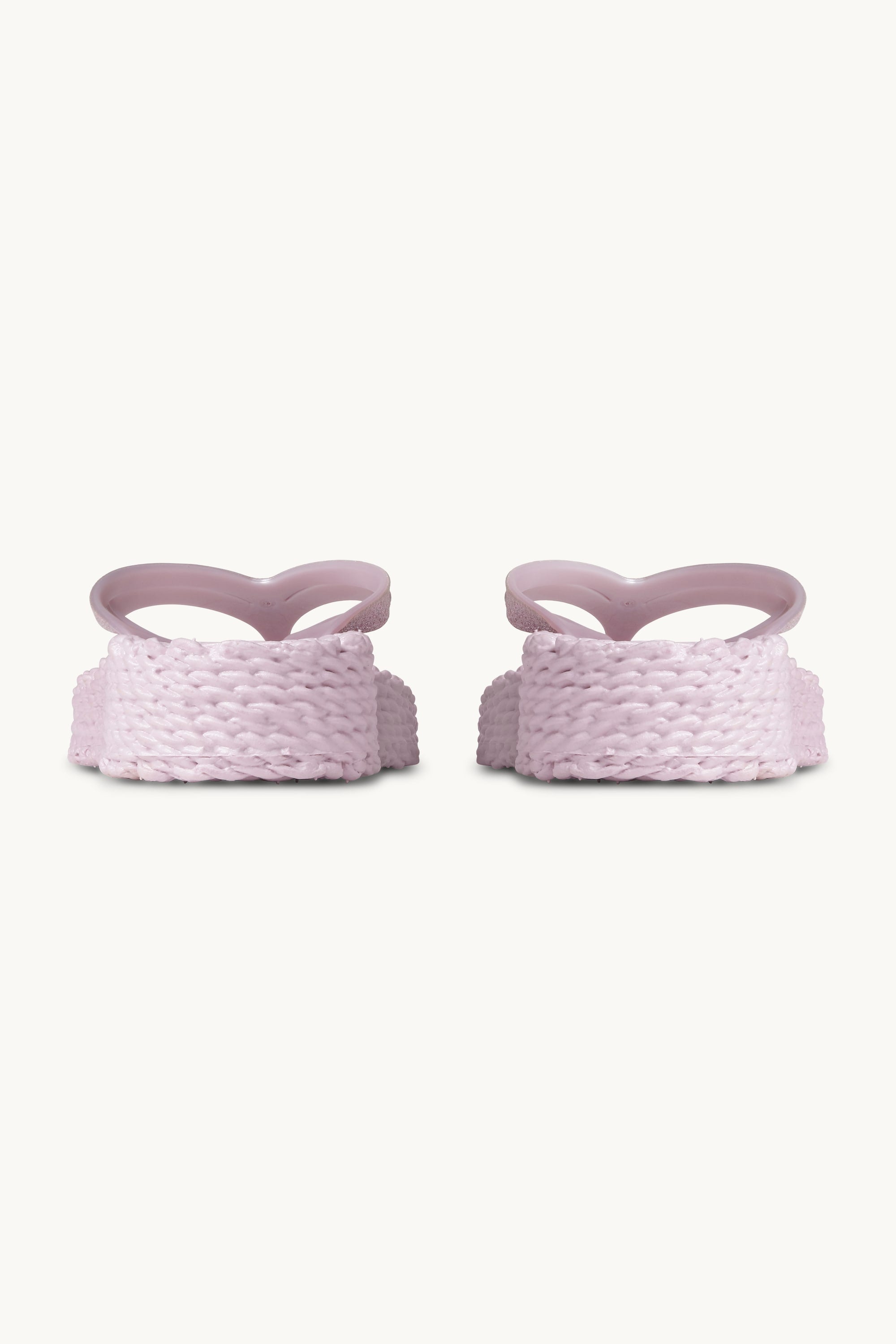 Platform Flip-flops Glitter - Mauve Shadows