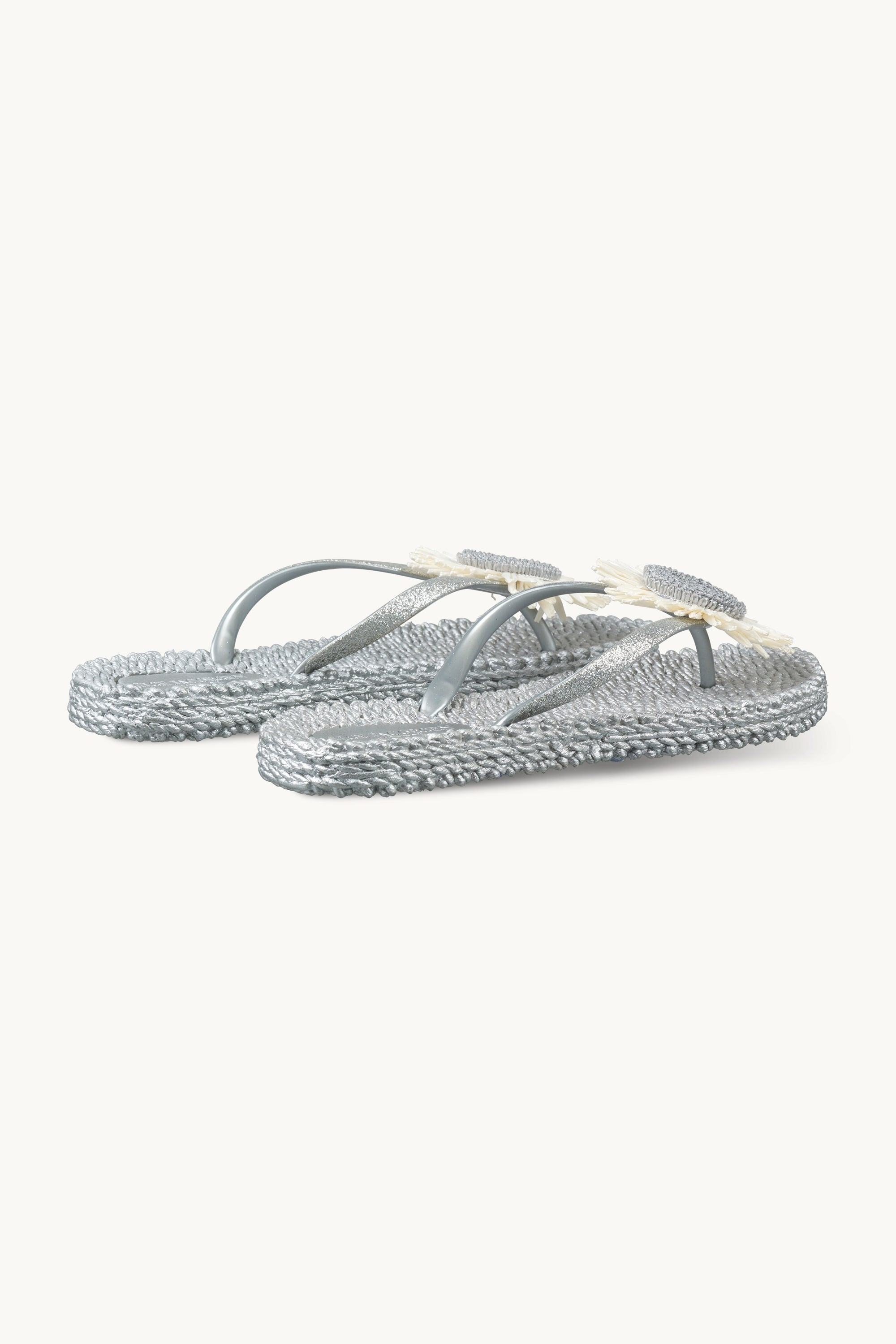 Flip-flops Flower - Silver