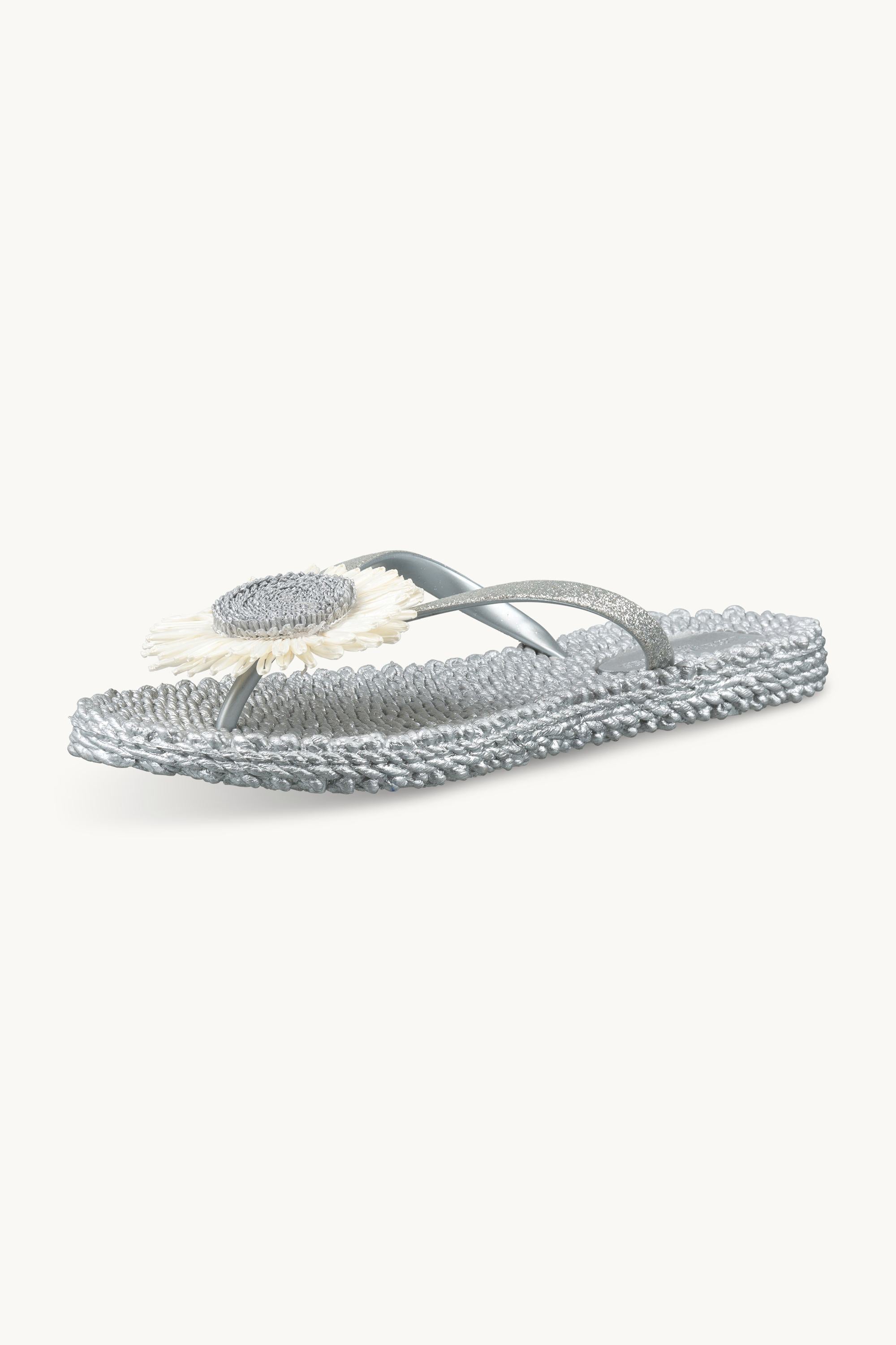 Flip-flops Flower - Silver