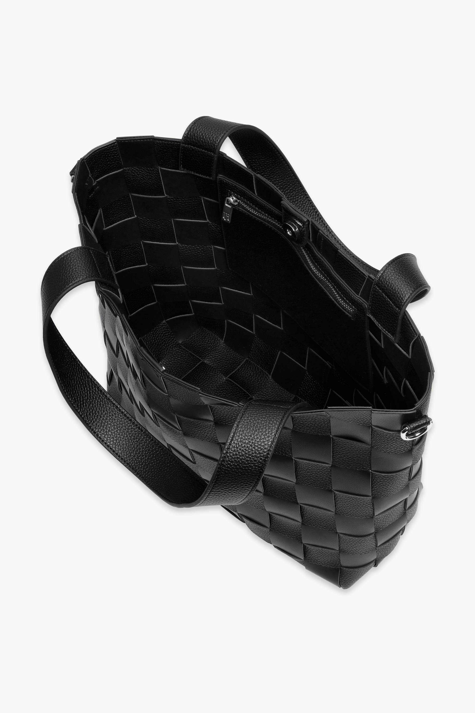Crossbody Shopper Bag - Black