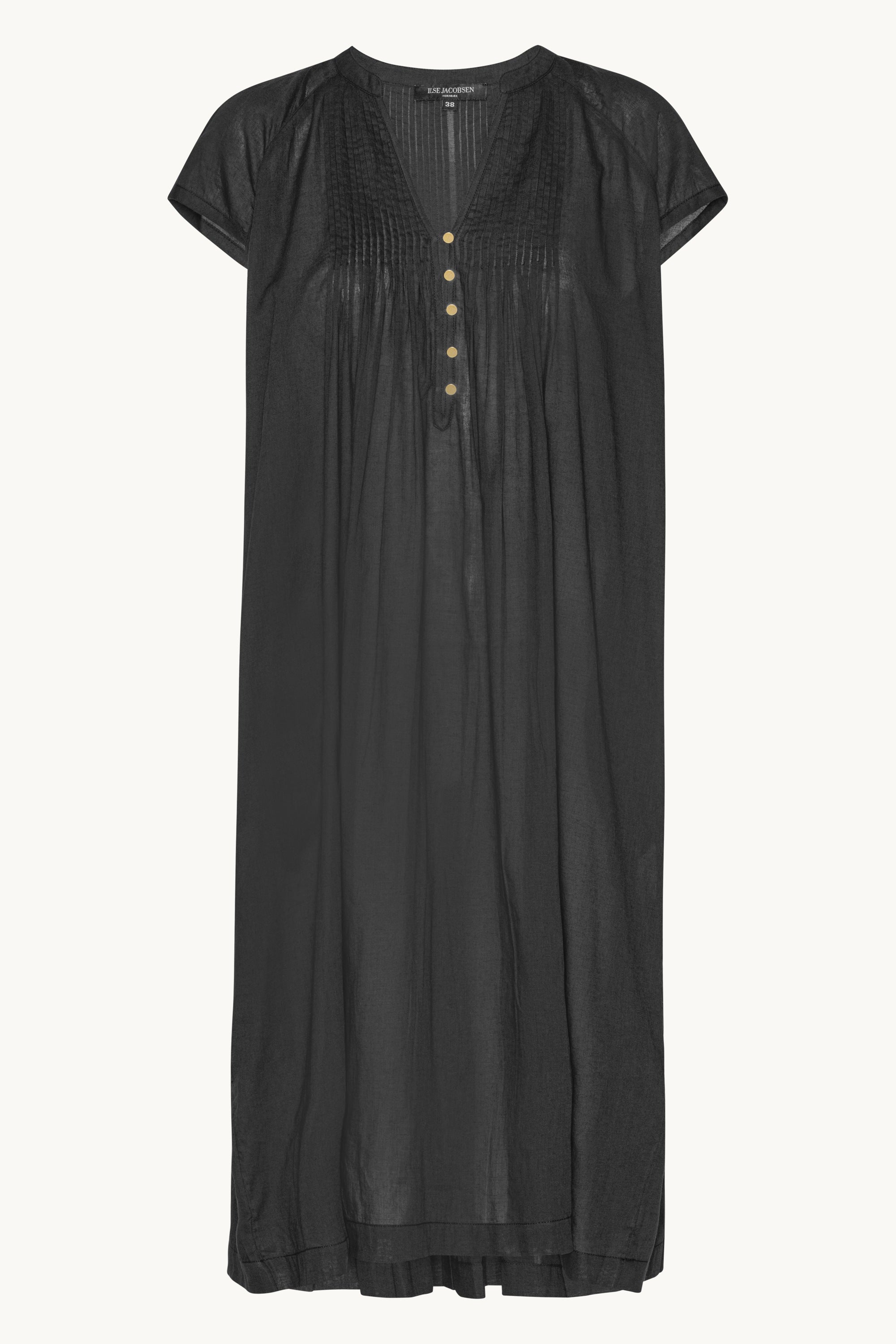 Short Sleeve Long Dress - Dark Indigo