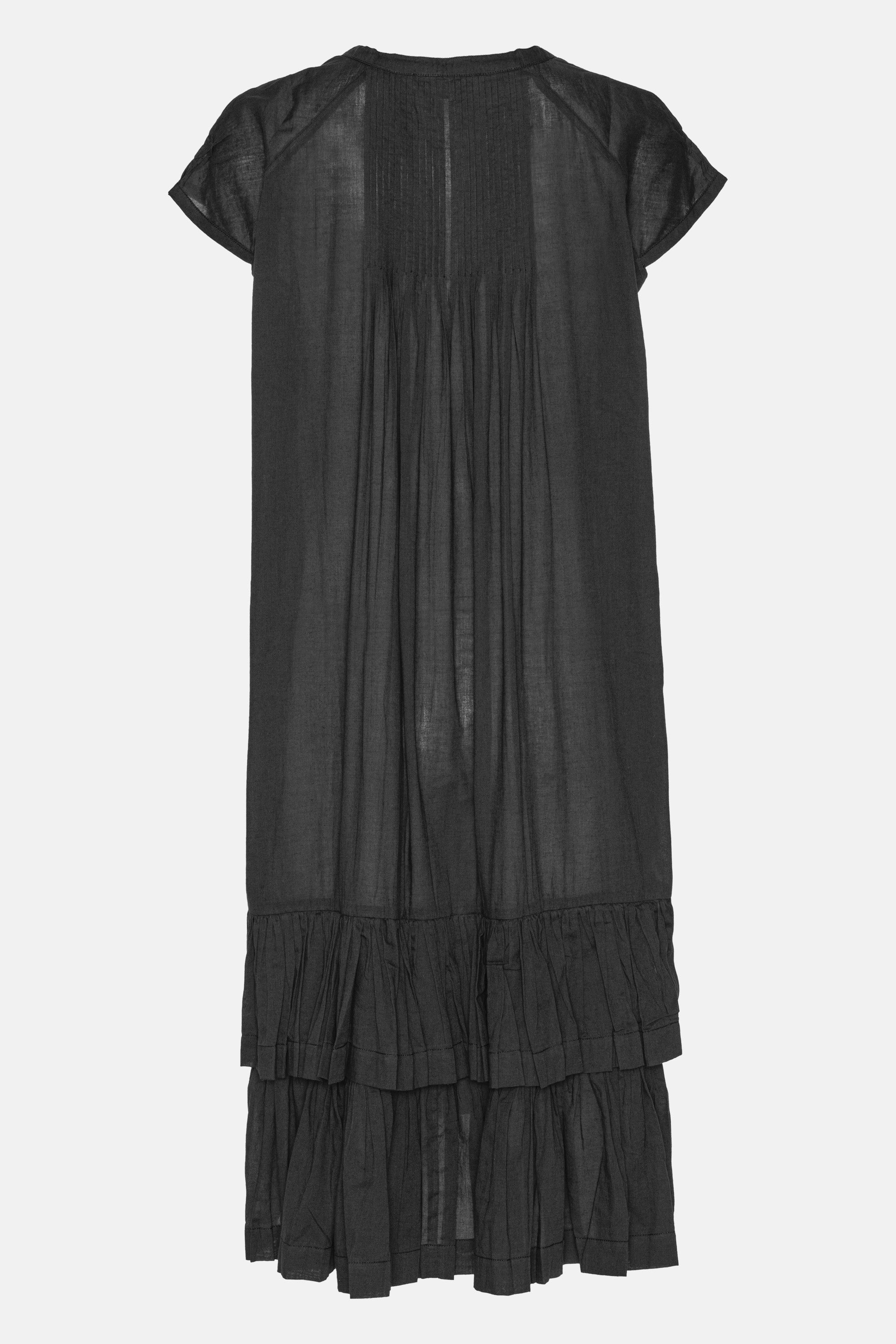 Short Sleeve Long Dress - Dark Indigo