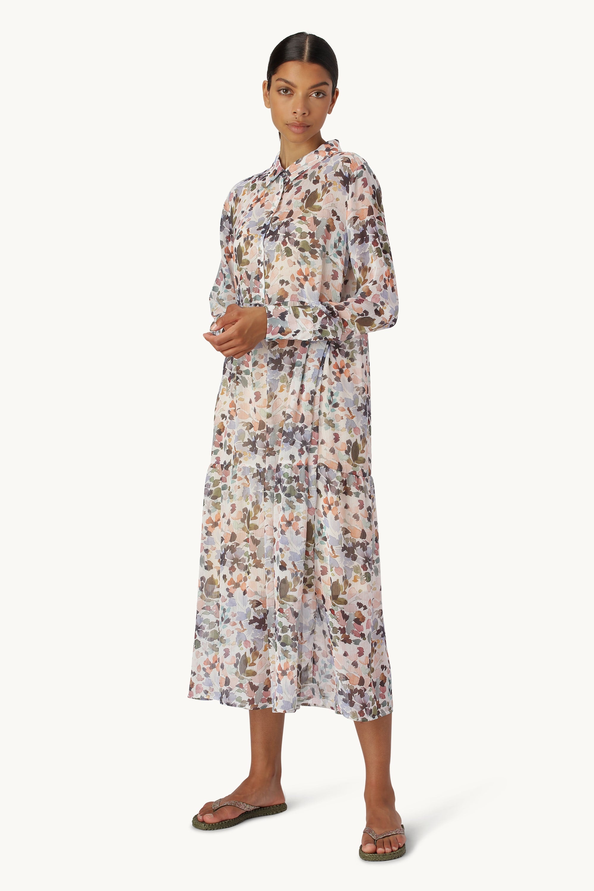 Midi Dress - White