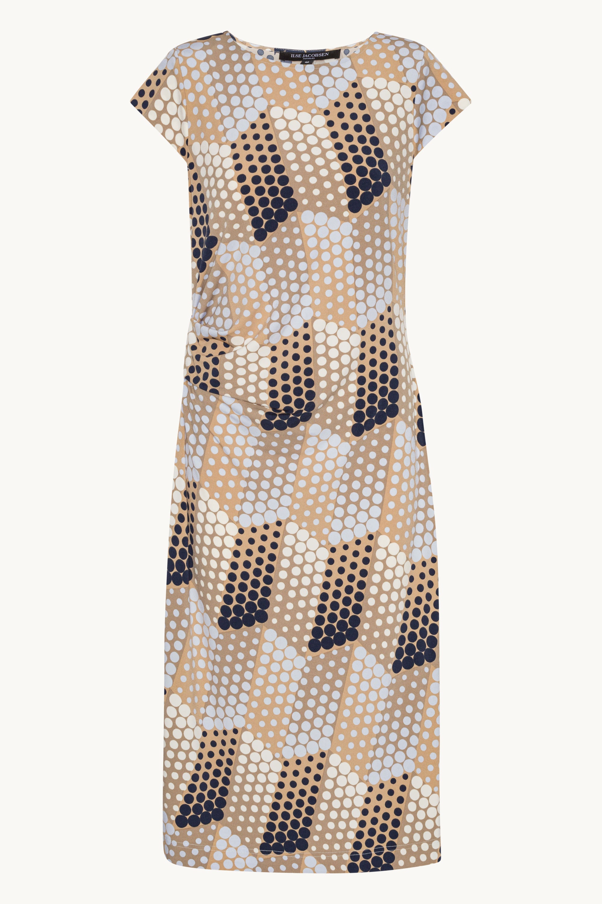 Medi Dress Twist - Blue Grafic Dot