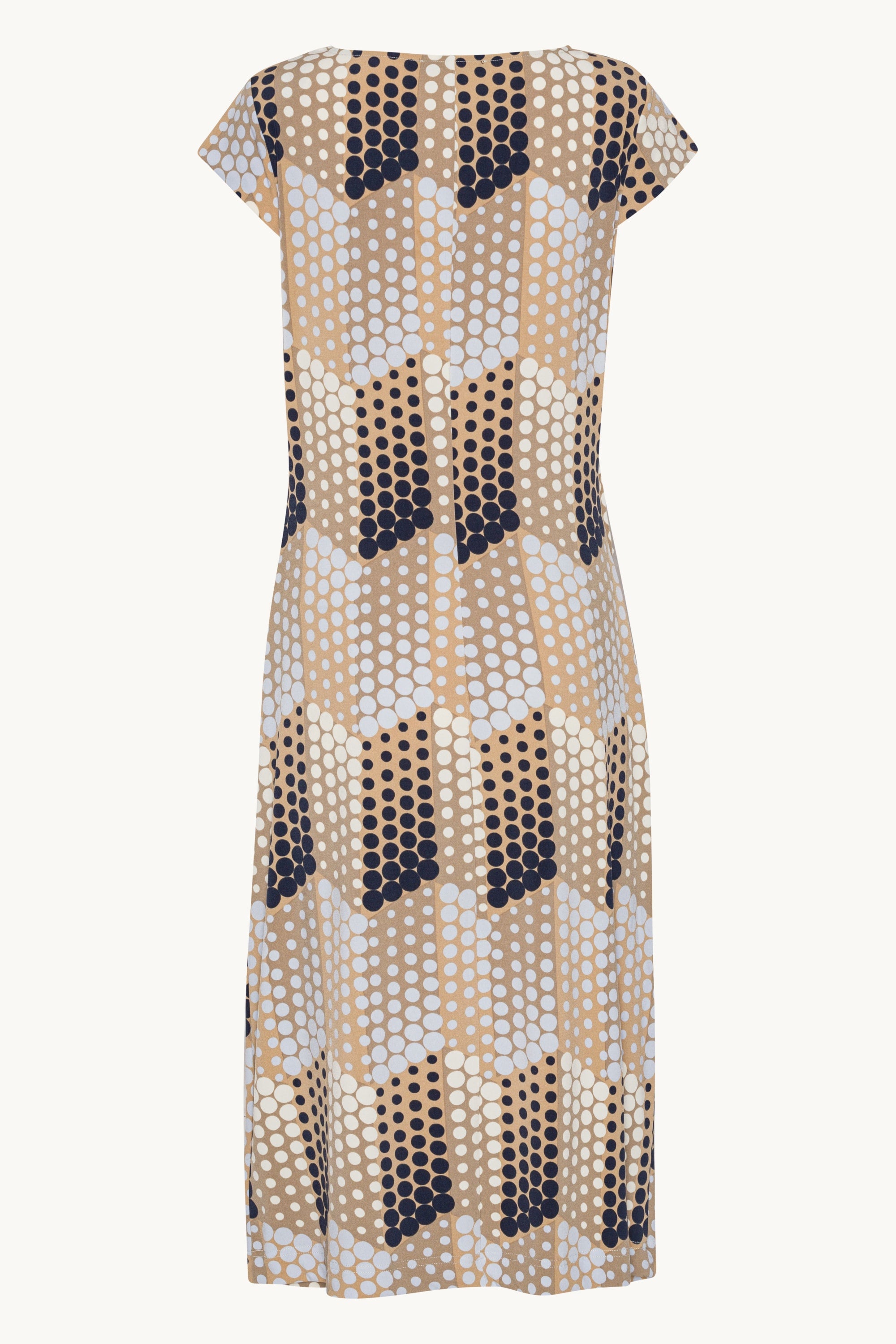 Medi Dress Twist - Blue Grafic Dot