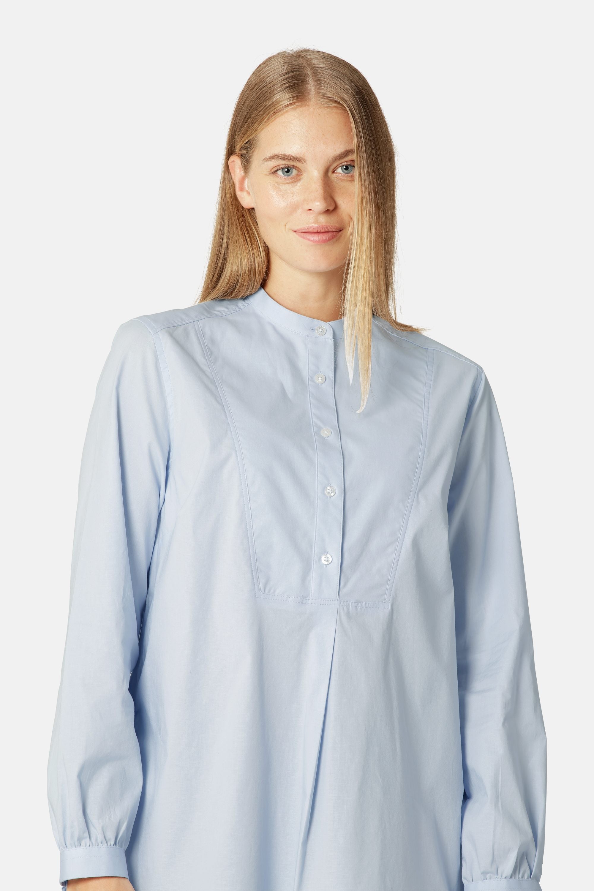 Classic Shirt Long Back - Heather