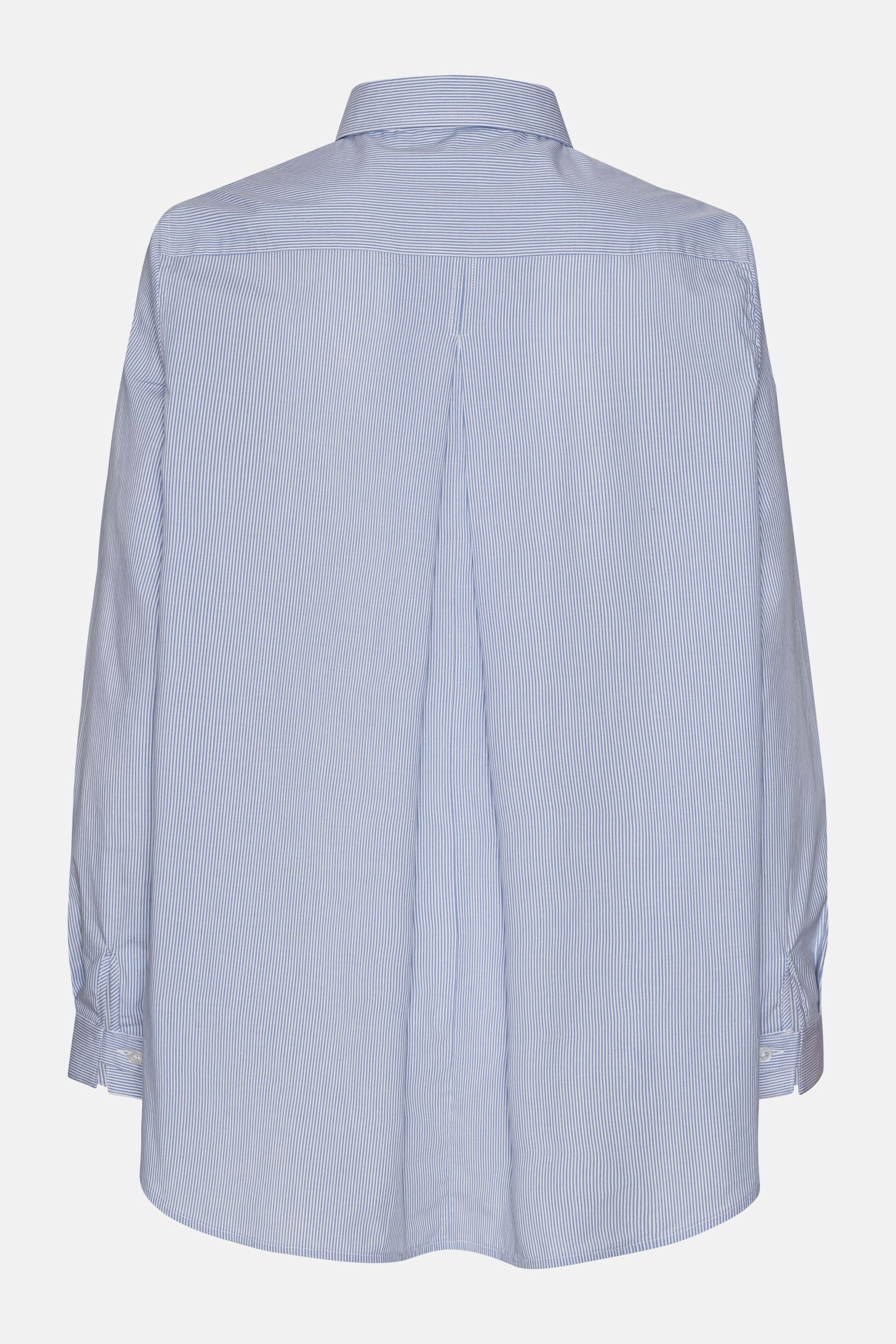 Shirt Flowy Back Stripes - Heather