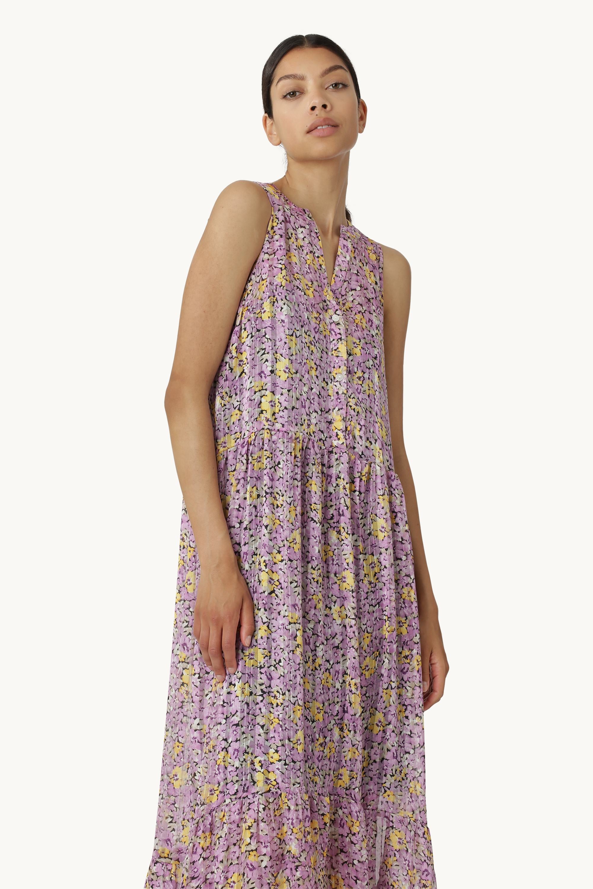 Midi Dress - Sheer Lilac