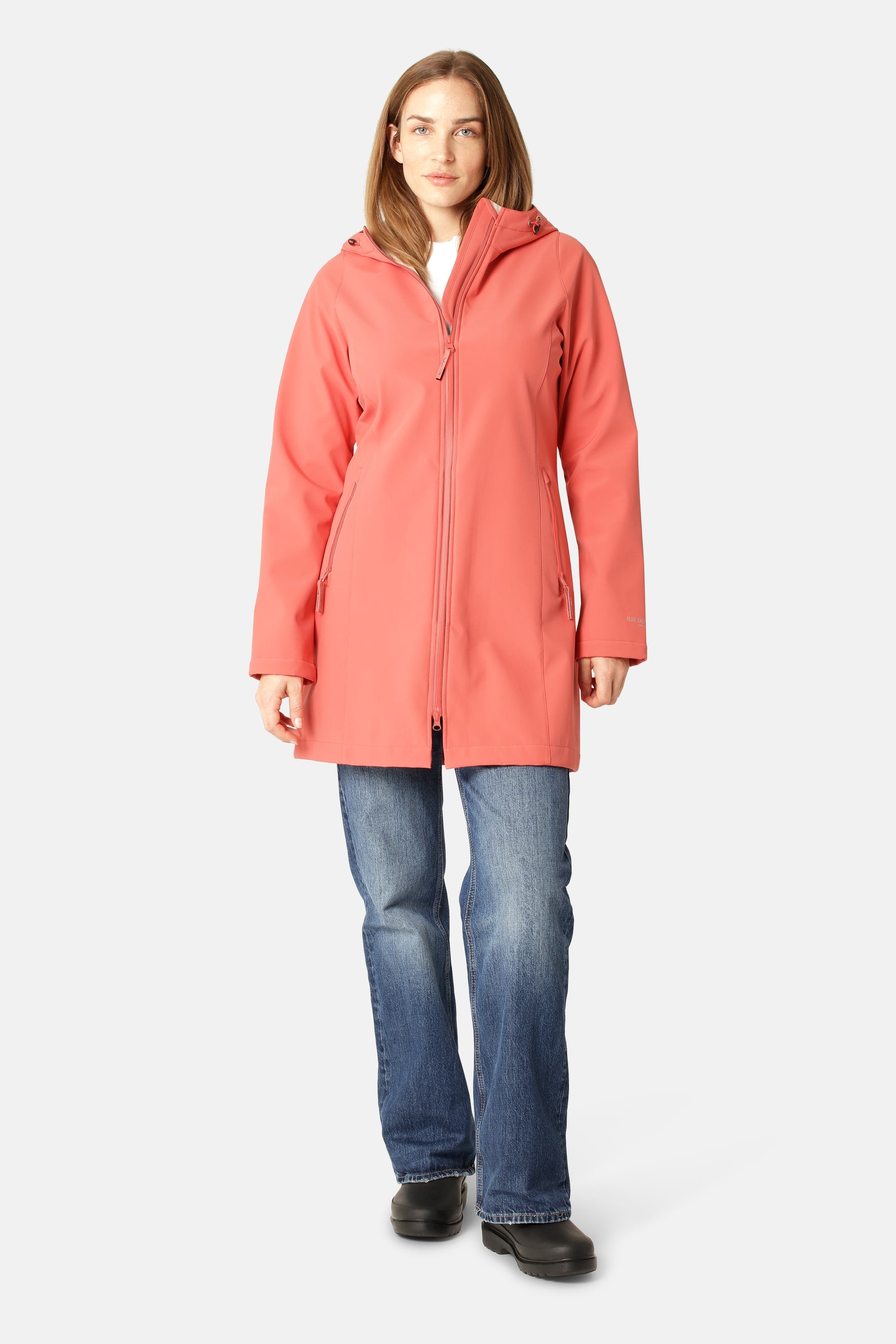 Softshell Raincoat - Spiced Coral