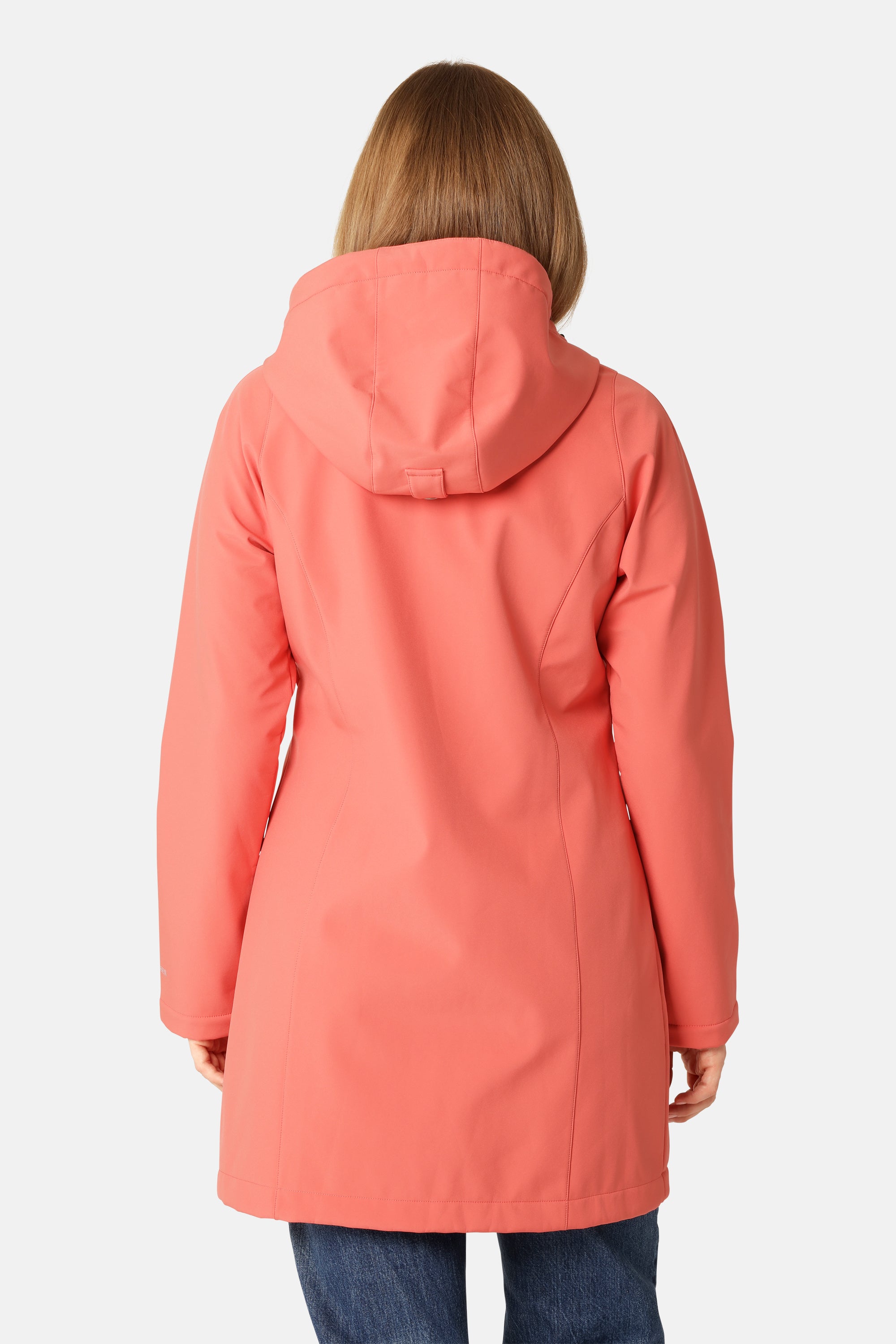 Softshell Raincoat - Spiced Coral