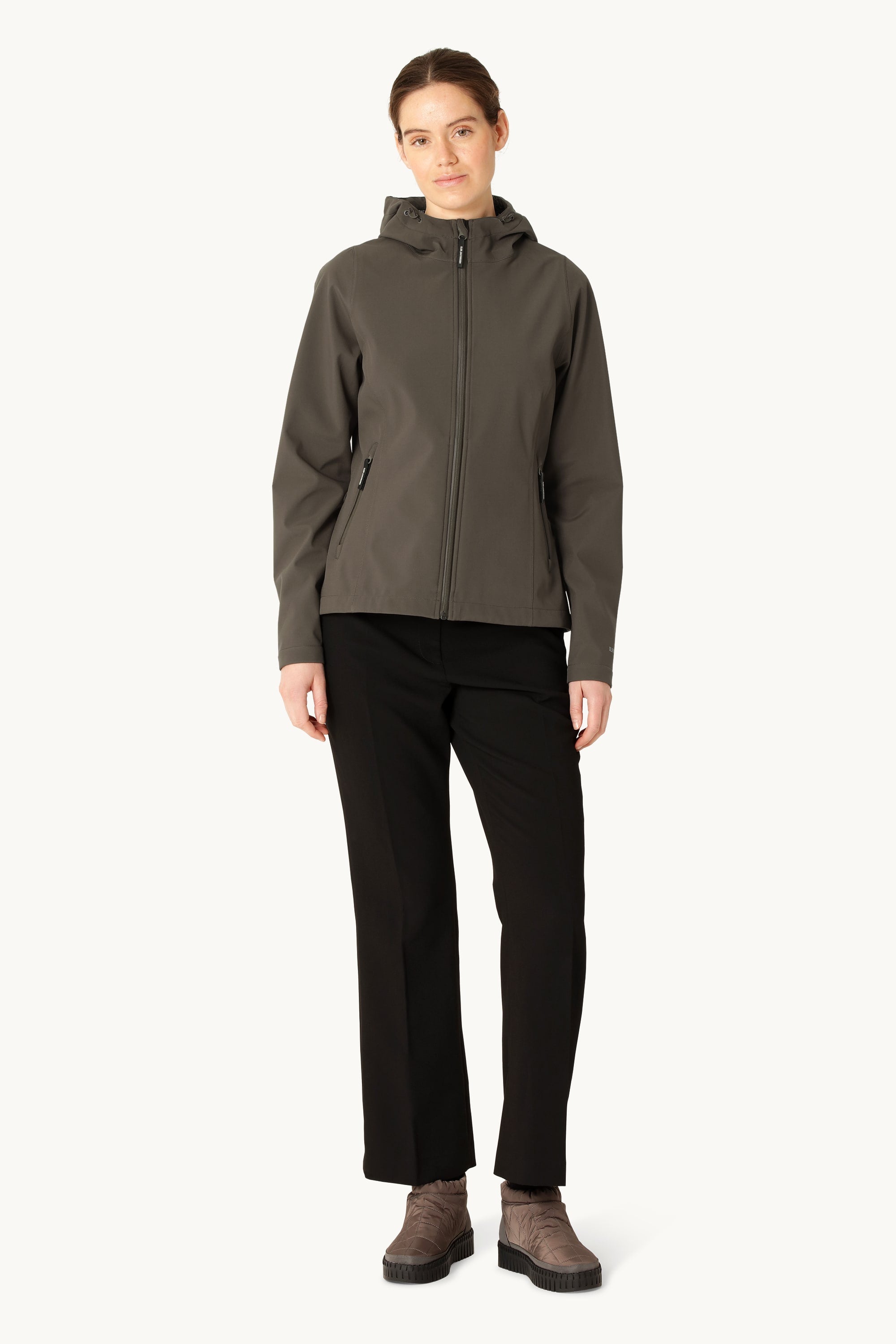 Short Softshell Raincoat - Wren