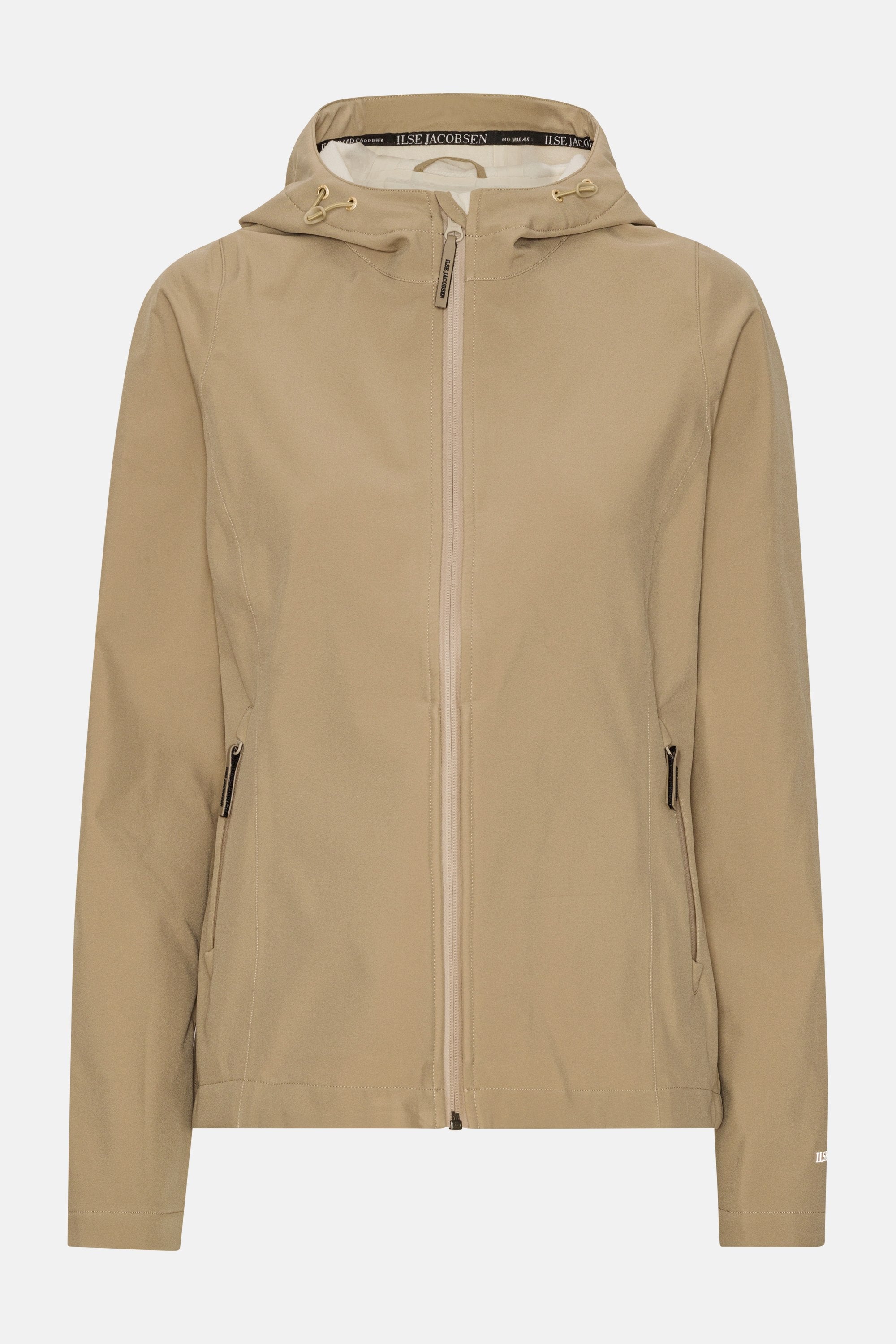 Short Softshell Raincoat - Greige