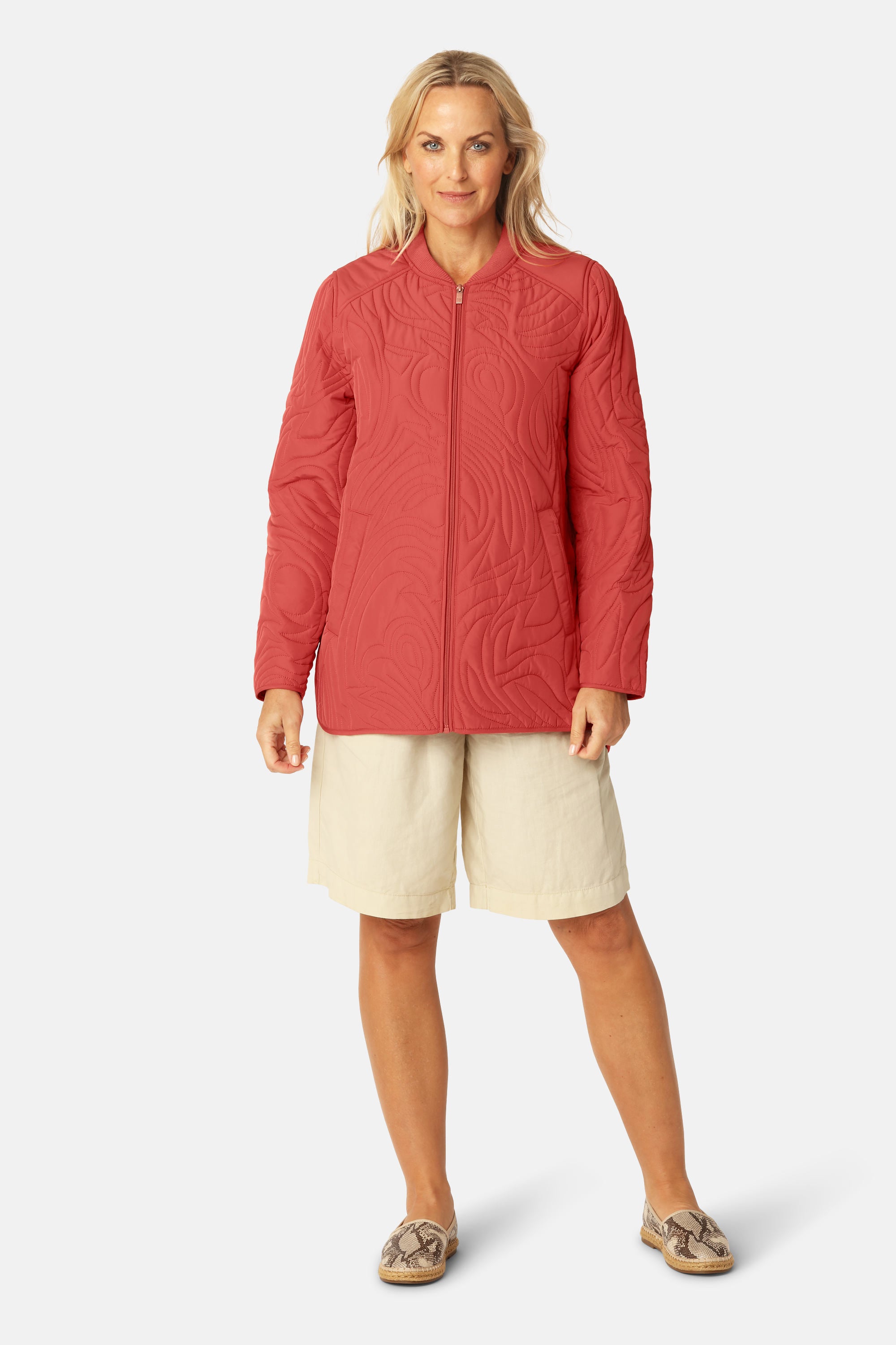 Short Quilt Jacket - Baked Apple