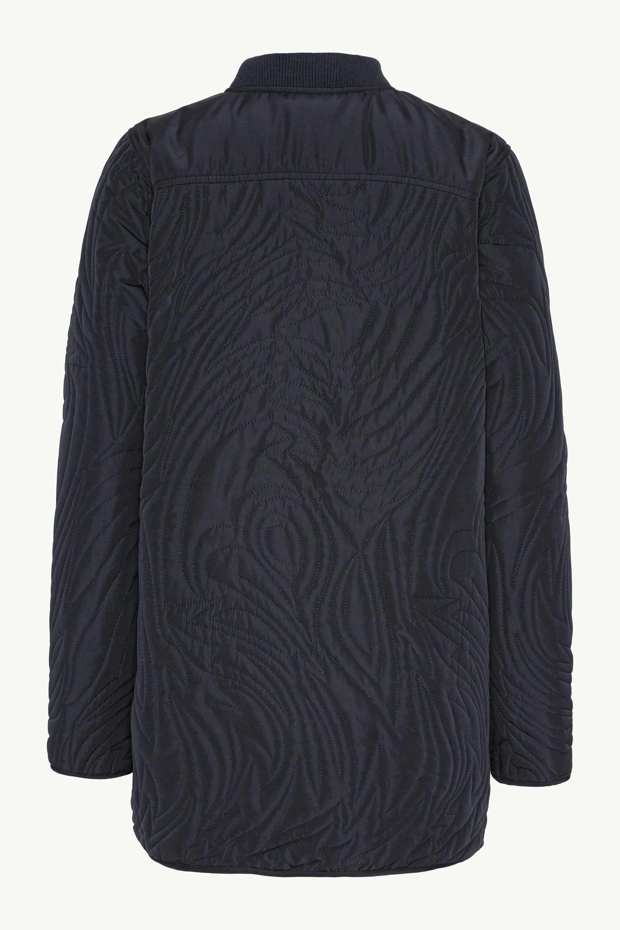 Short Quilt Jacket - Dark Indigo