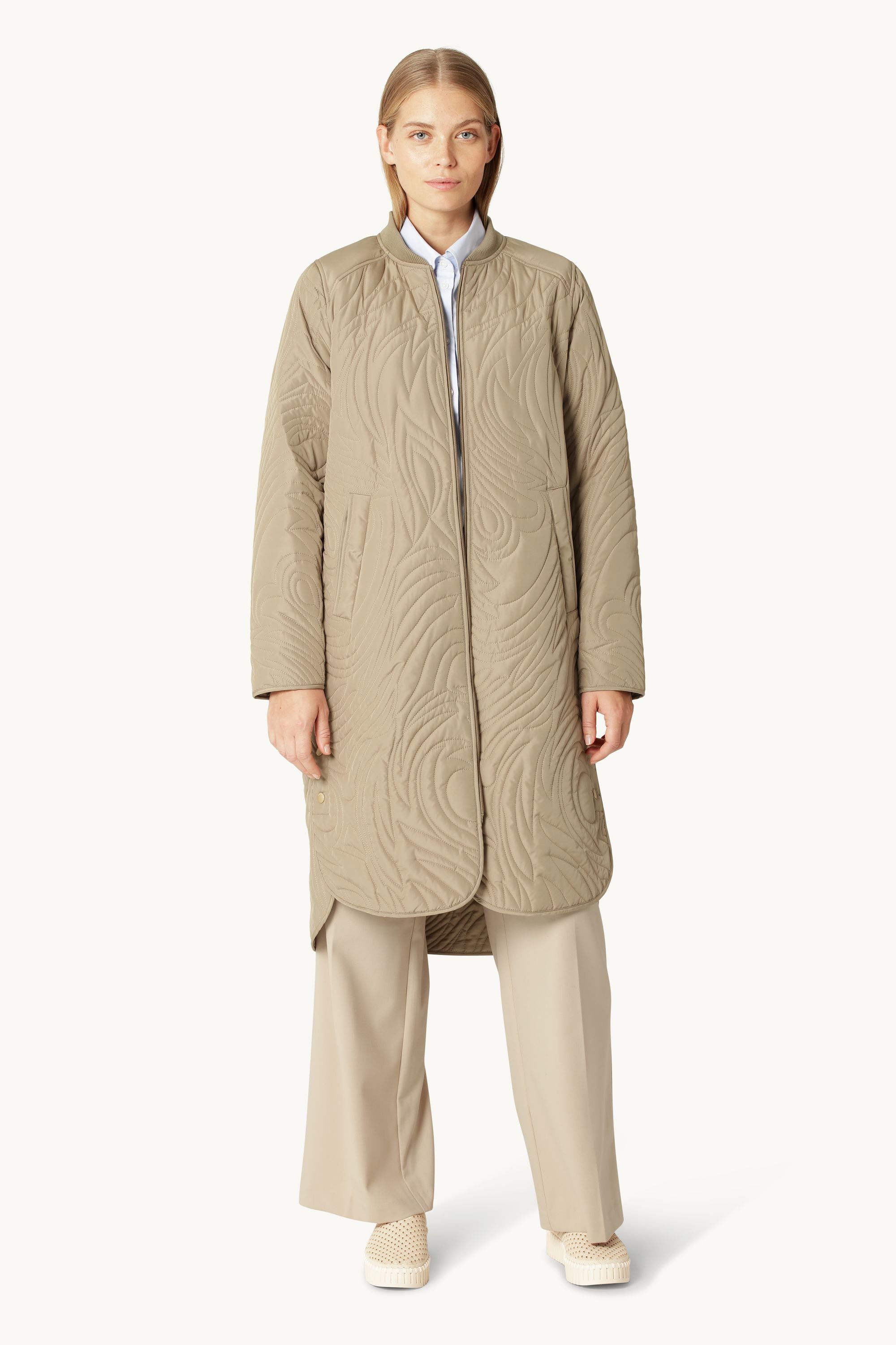 Quilt Jacket - Greige