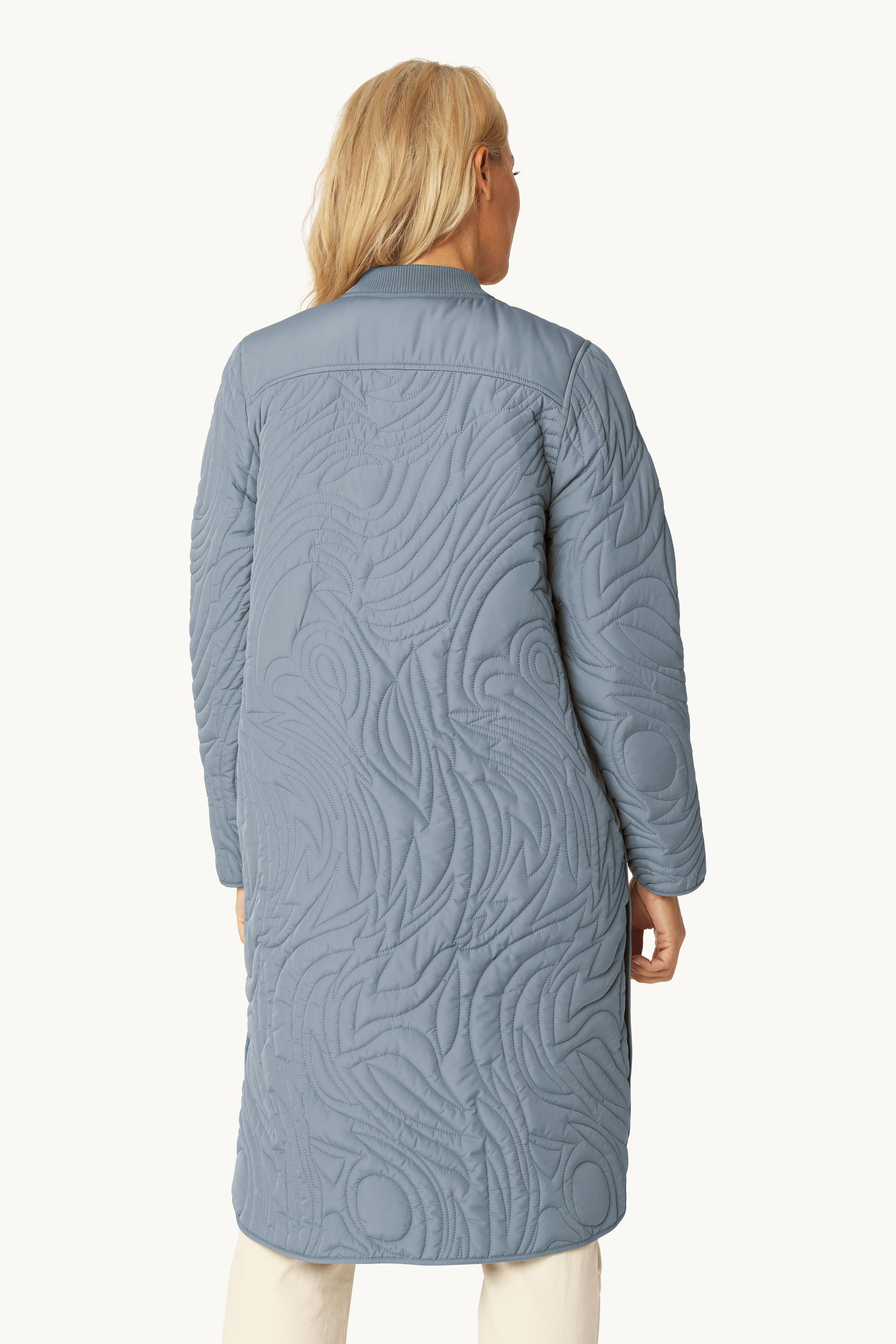 Quilt Jacket - Grey Blue