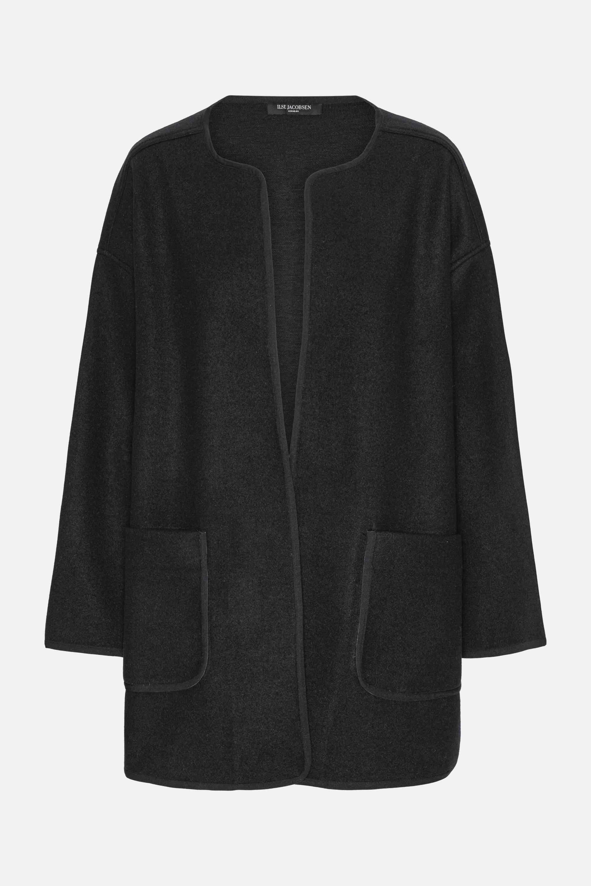 Felted Casual Jacket - Dark Indigo