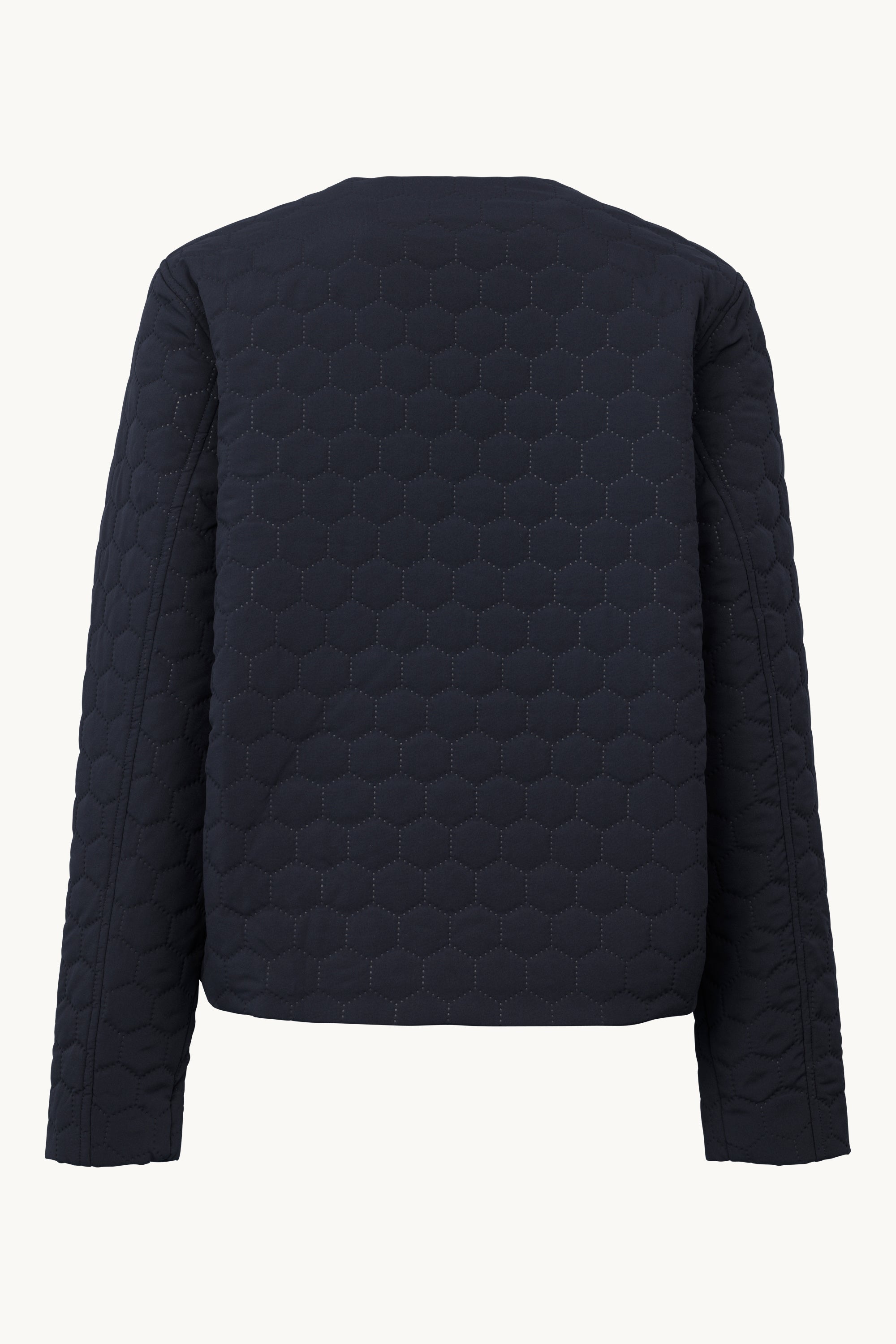 Short Quilted Jacket - Dark Indigo