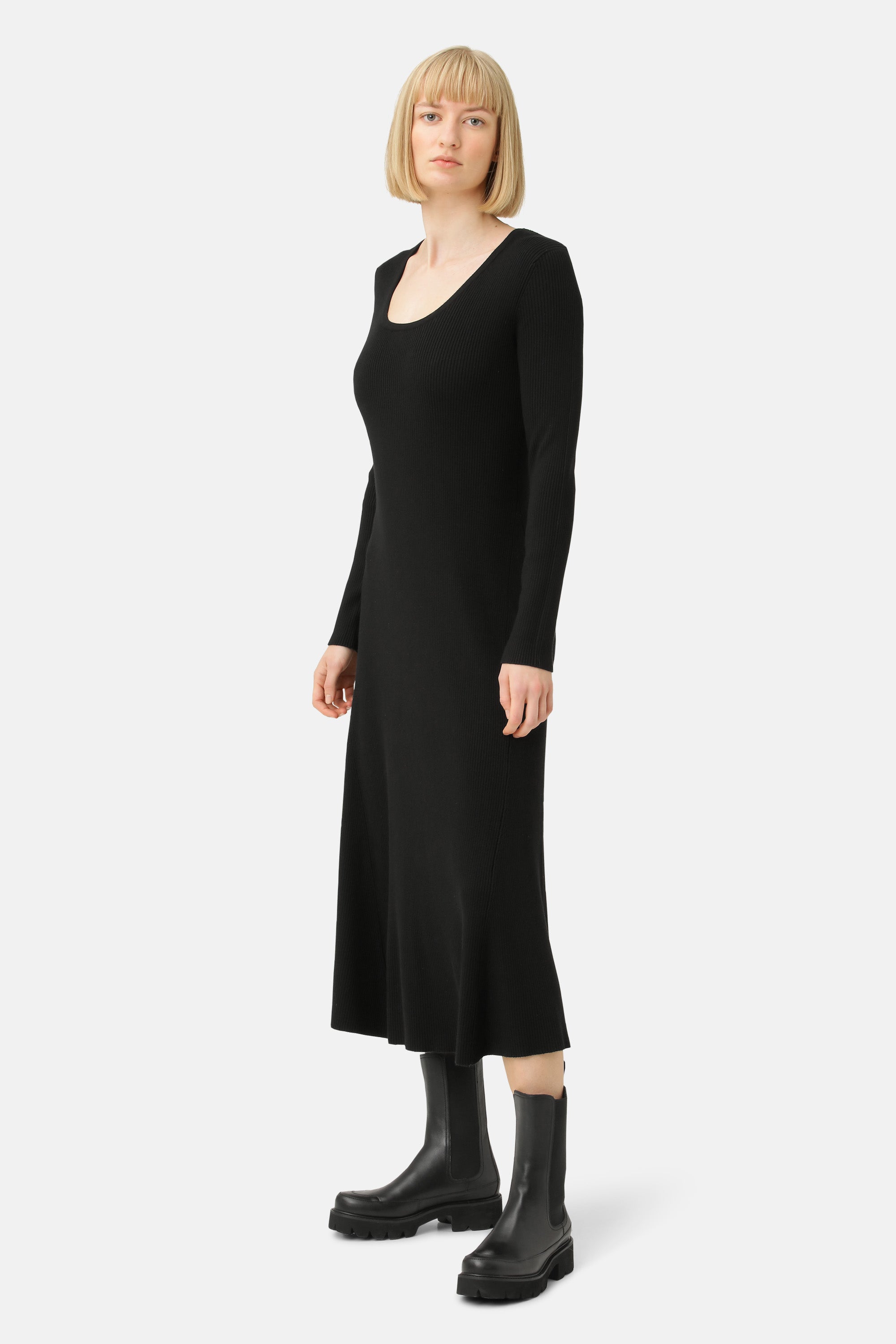 Ilse Jacobsen Hornbæk Miscellaneous Knit Dress Clothes 001 Black