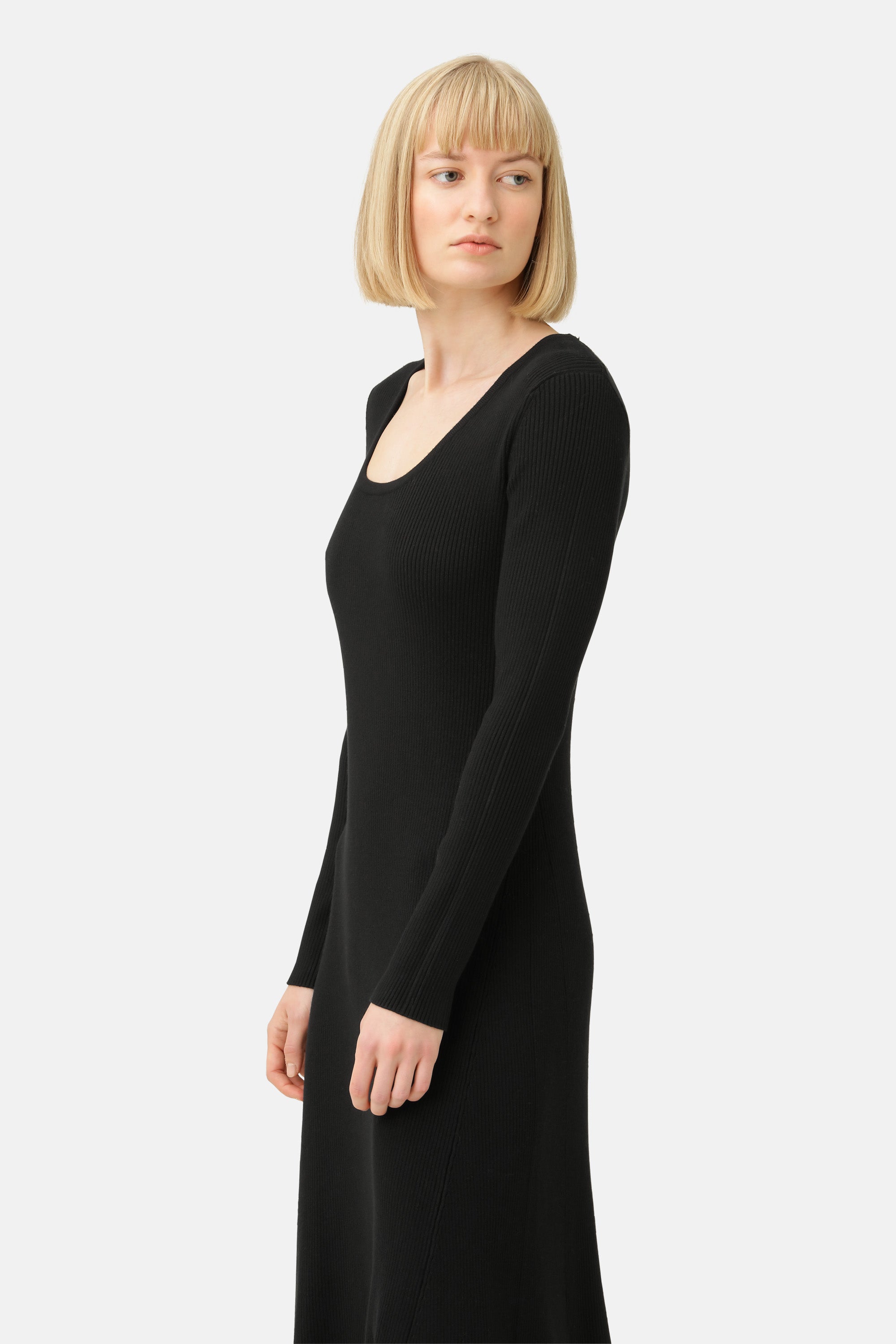 Ilse Jacobsen Hornbæk Miscellaneous Knit Dress Clothes 001 Black