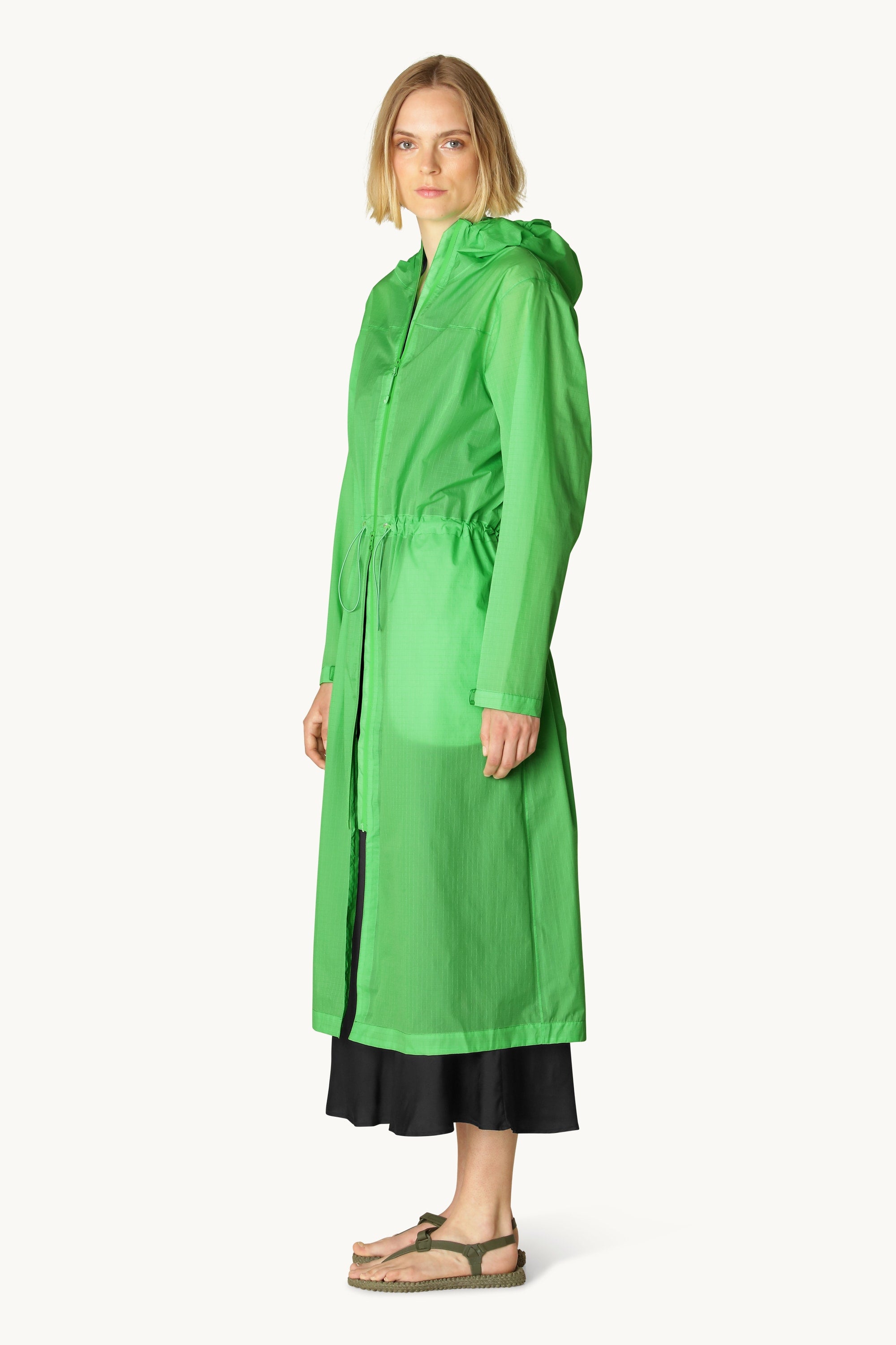 Windbreaker Rain Parka - Bright Green